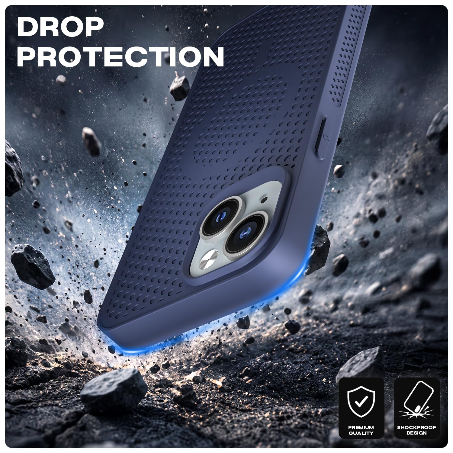 Pikkme iPhone 13/14 blue mobile cover – photo 4