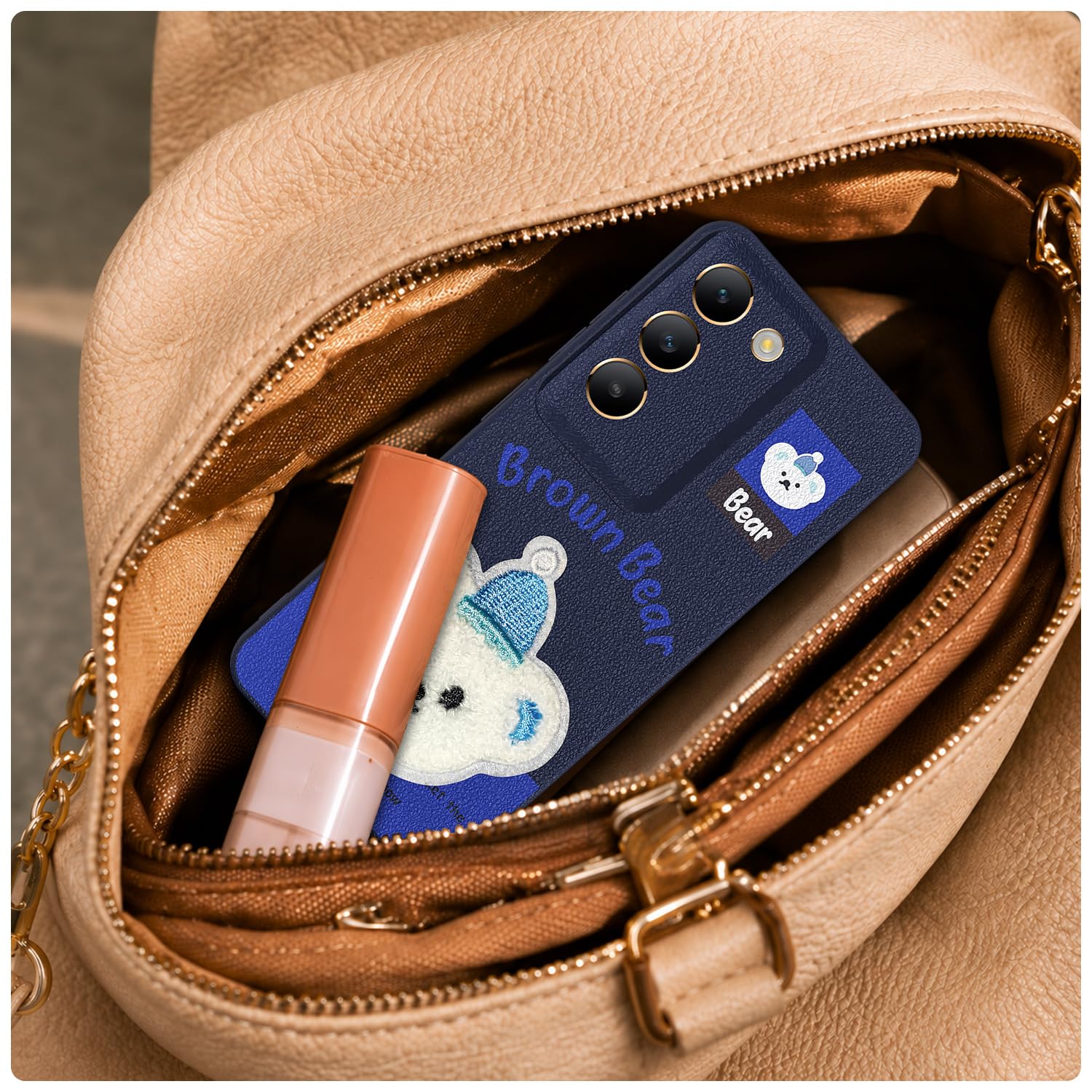 Pikkme Vivo Y100 5G blue mobile back cover – photo 5