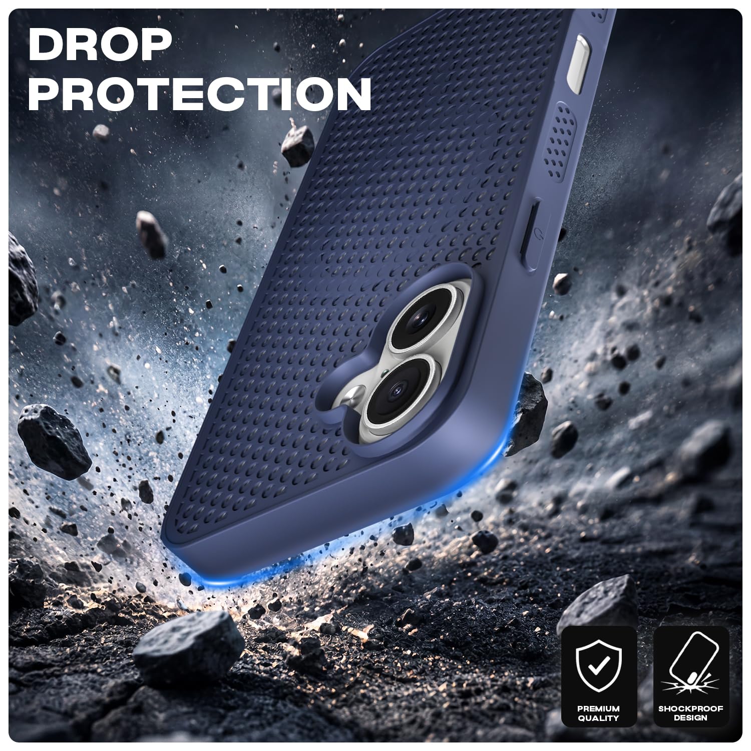 Blue phone cover for iPhone 17 – Pikkme – photo 4