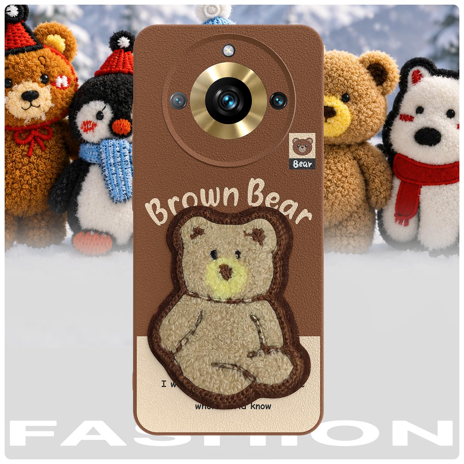 Realme 11 Pro/11 Pro Plus 5G/Narzo 60 Pro 5G mobile cover in brown by Pikkme – photo 7