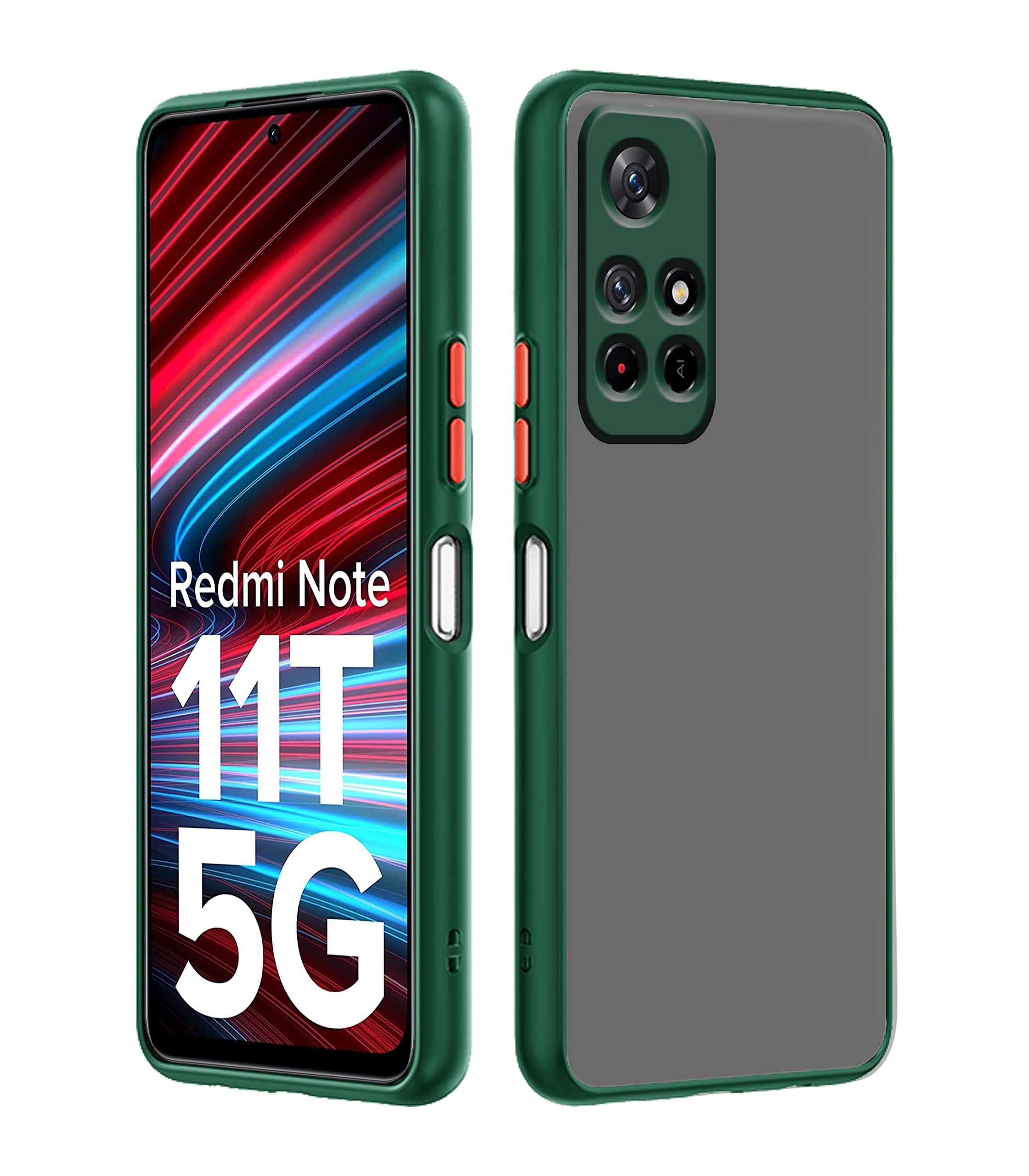 Green mobile cover for Redmi Note 11T 5G – Pikkme