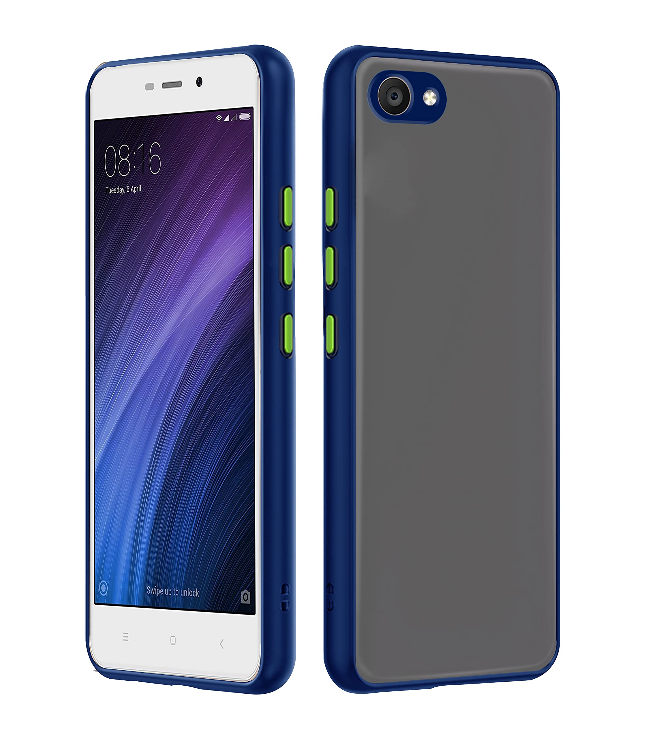Pikkme blue back cover for Vivo Y55
