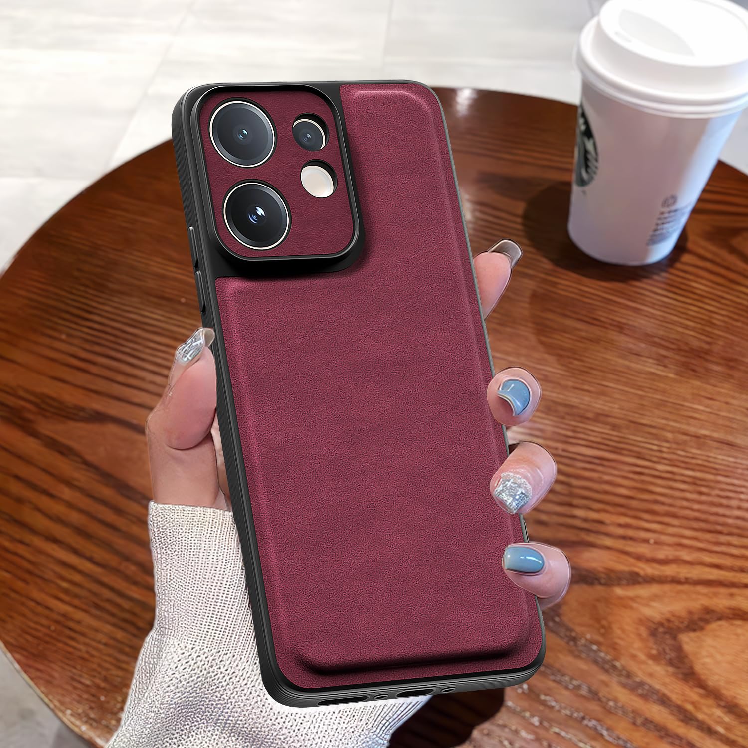 Purple Leather mobile cover for Vivo V60/T4 Pro 5G – Pikkme – photo 7