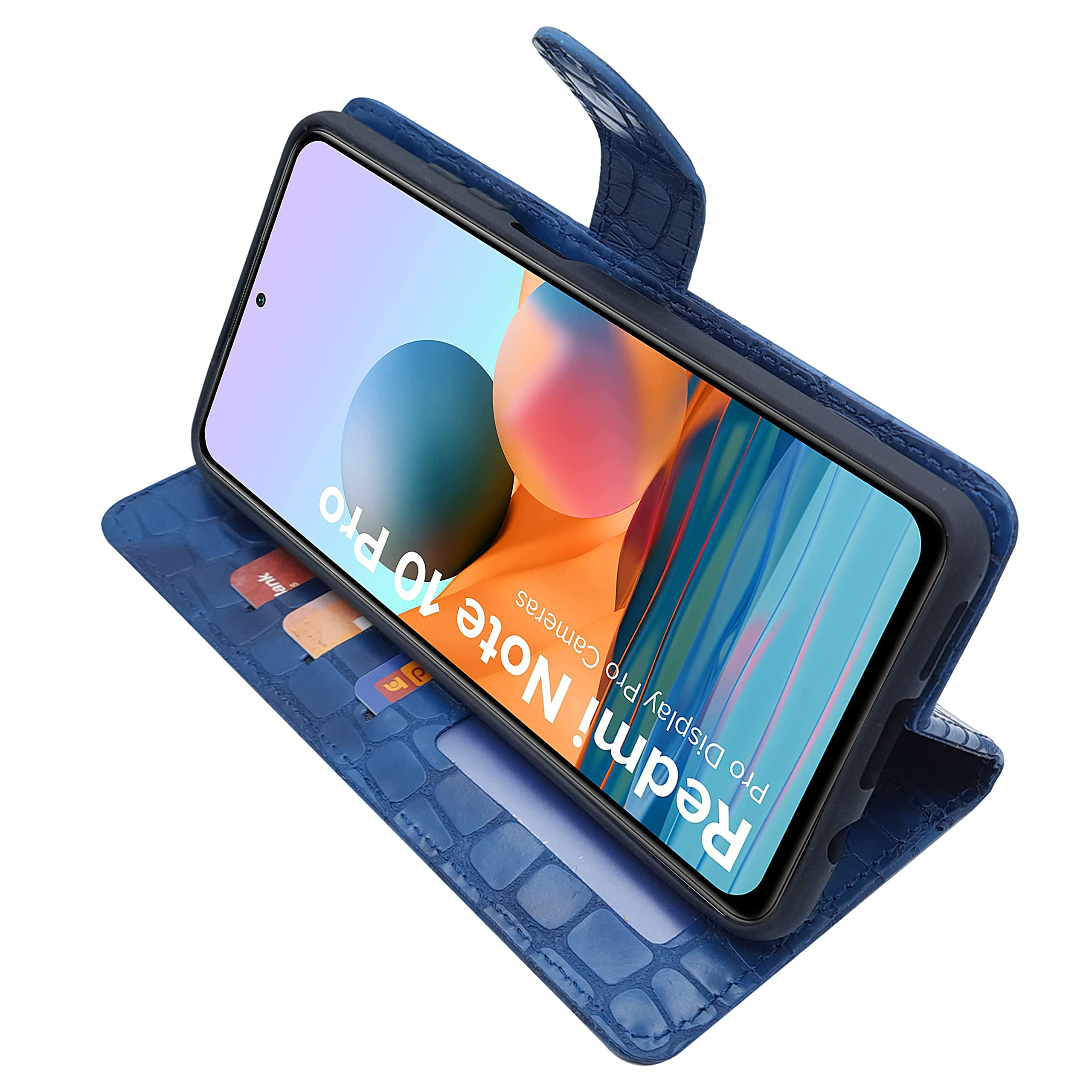 Blue Wallet flip case for Redmi Note 10 Pro/Note 10 Pro Max – Pikkme – photo 2