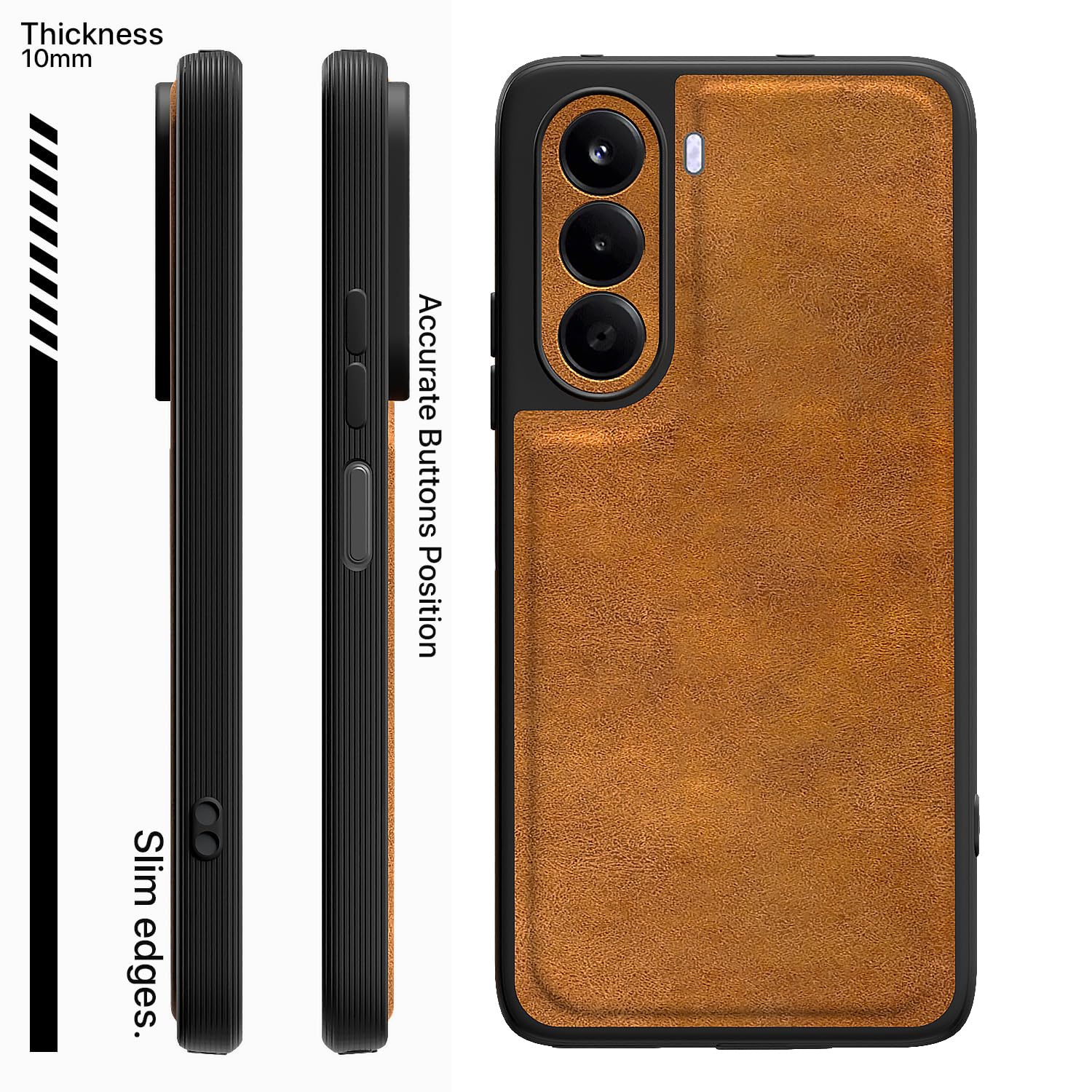 OnePlus Nord CE 6 Lite 5G phone cover in brown by Pikkme – photo 3