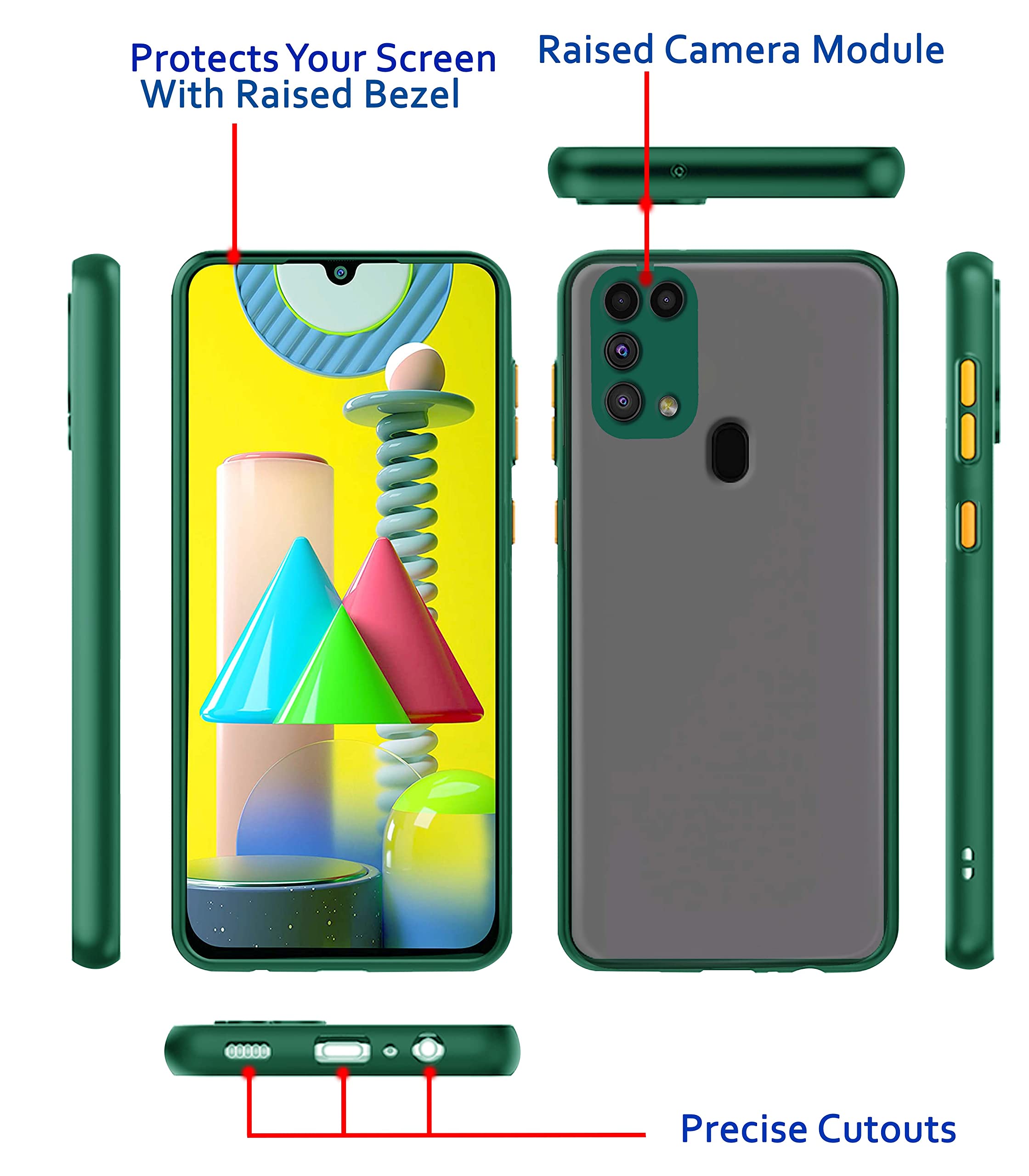 Pikkme green mobile cover for Samsung M31 – photo 3