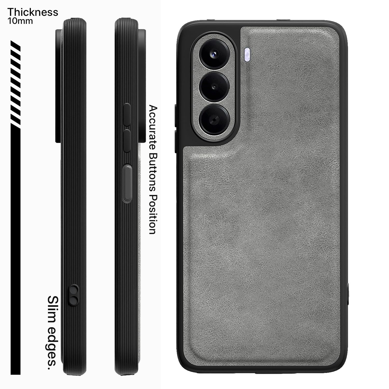 Grey phone cover for OnePlus Nord CE 6 Lite 5G – Pikkme – photo 3