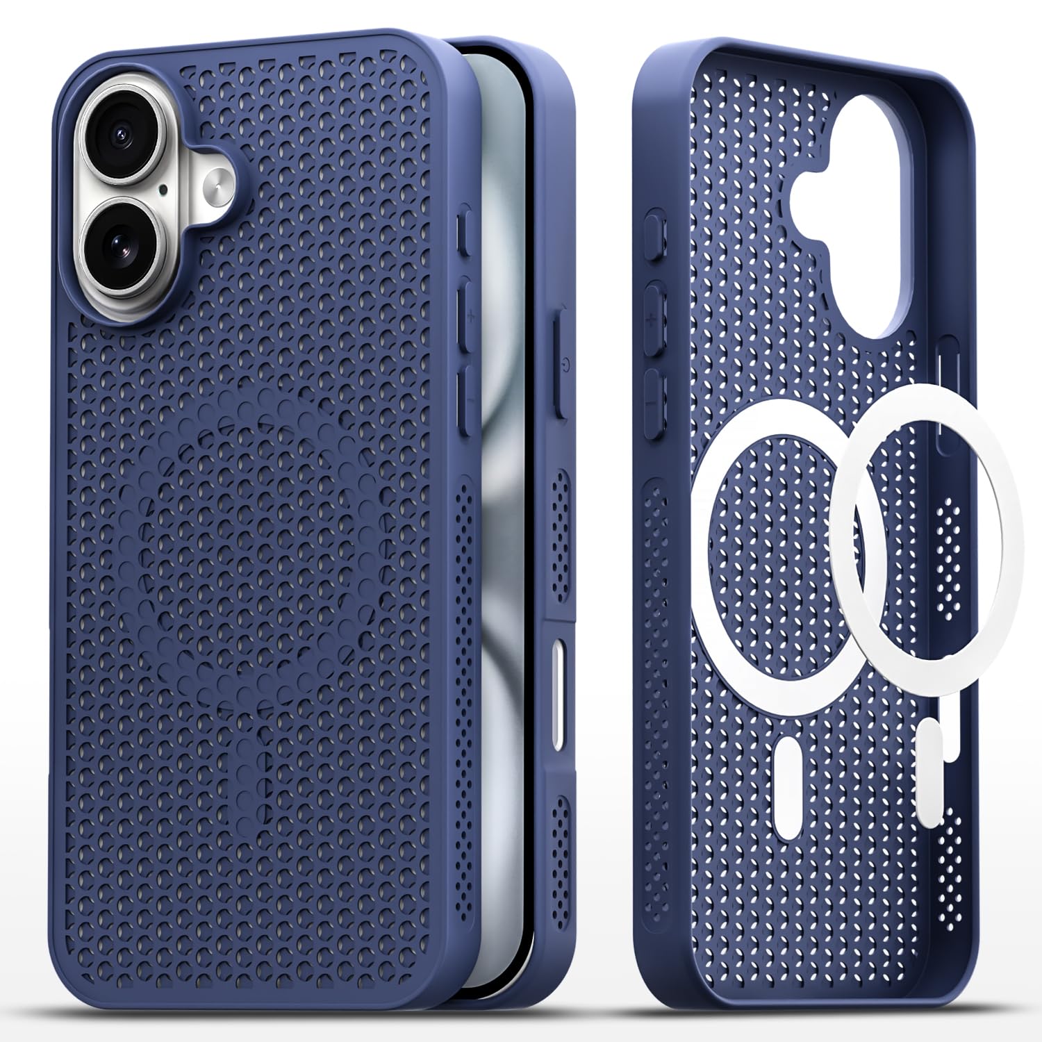 Blue mobile back cover for iPhone 17 – Pikkme