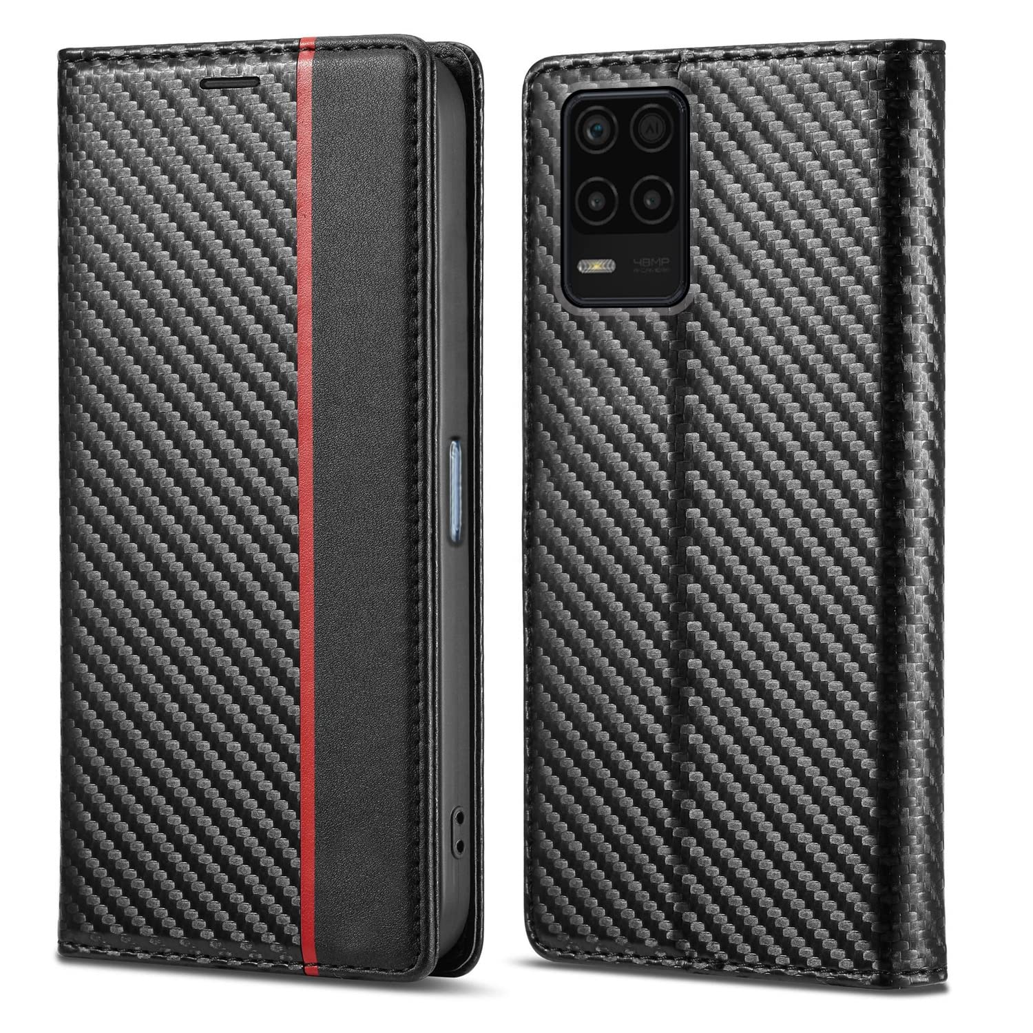 Black Wallet flip case for Realme 9/8s/8/Narzo 30 5G – Pikkme