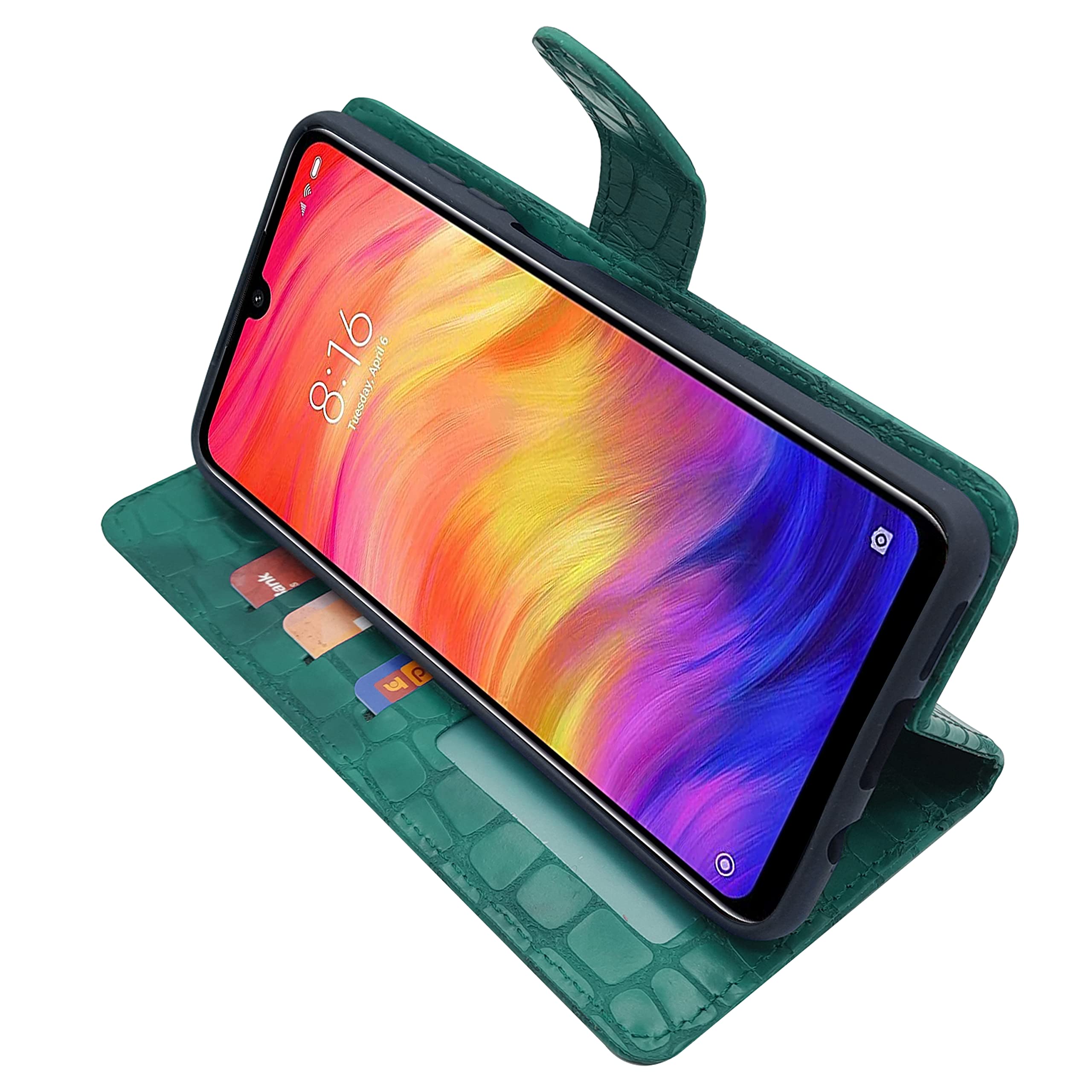 Green Wallet wallet flip cover for Redmi Note 7 Pro/Note 7s – Pikkme – photo 4
