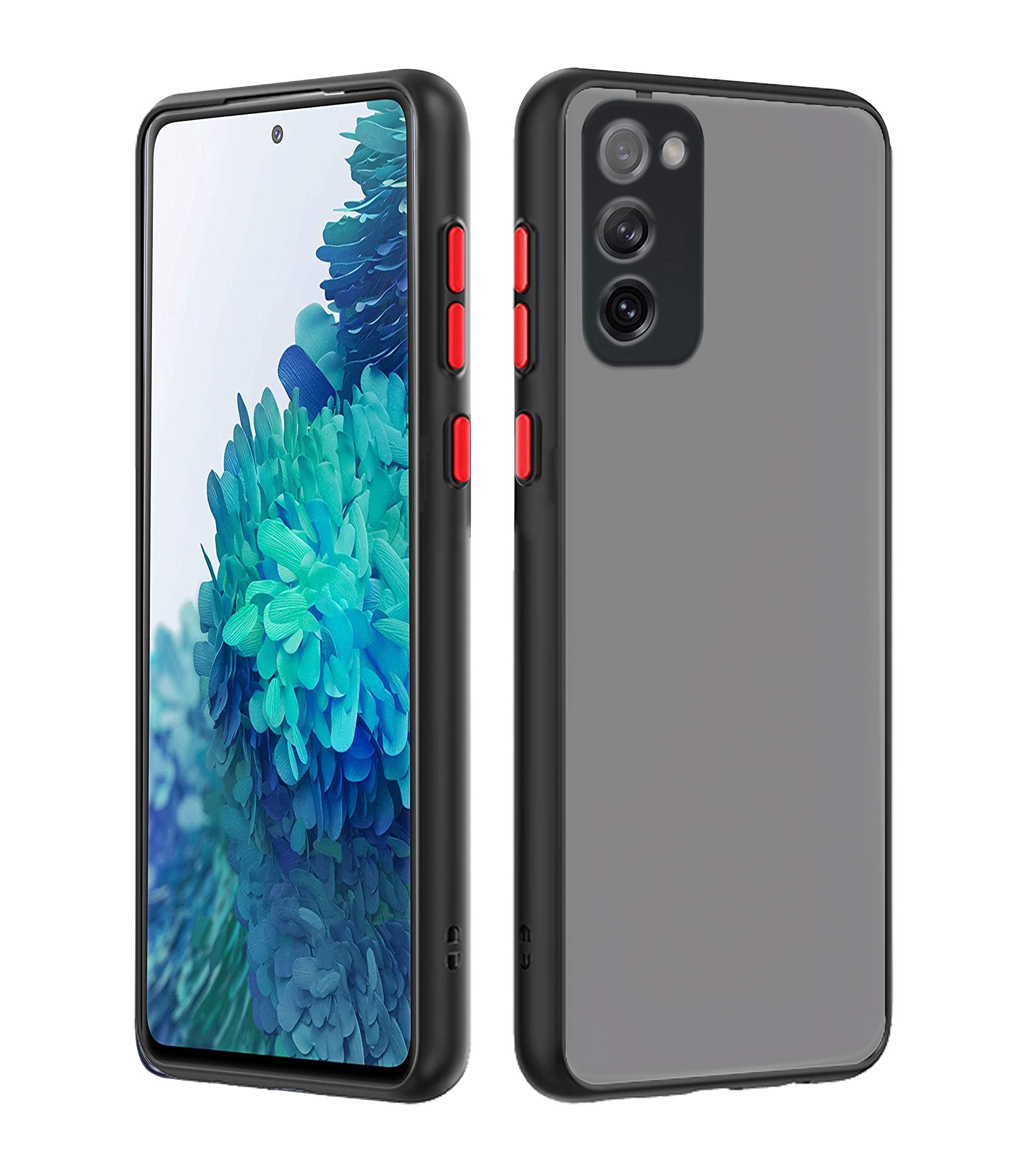 Black Matte mobile back cover for Samsung S20 FE – Pikkme