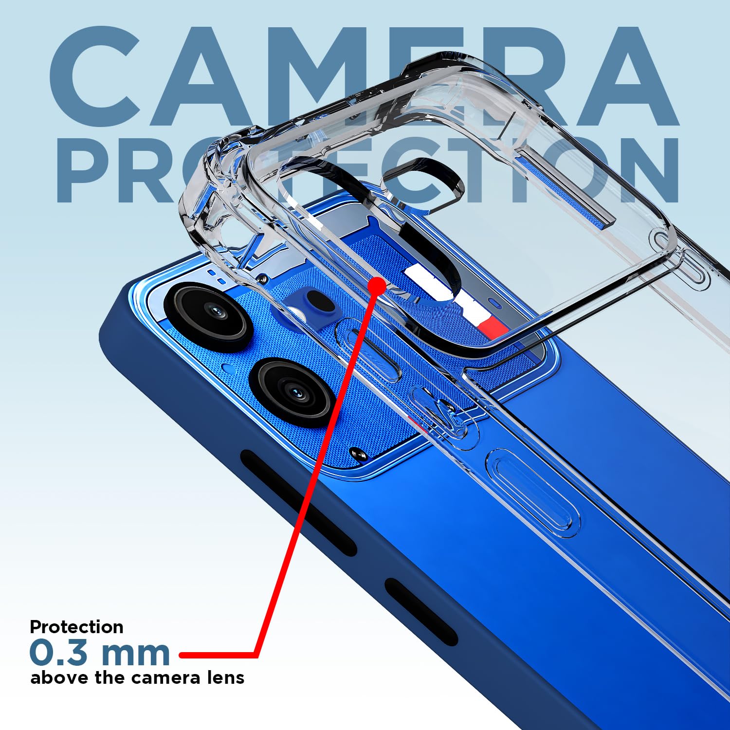 Nothing Phone 4b 5G PC-TPU mobile back cover in transparent by Pikkme – photo 5