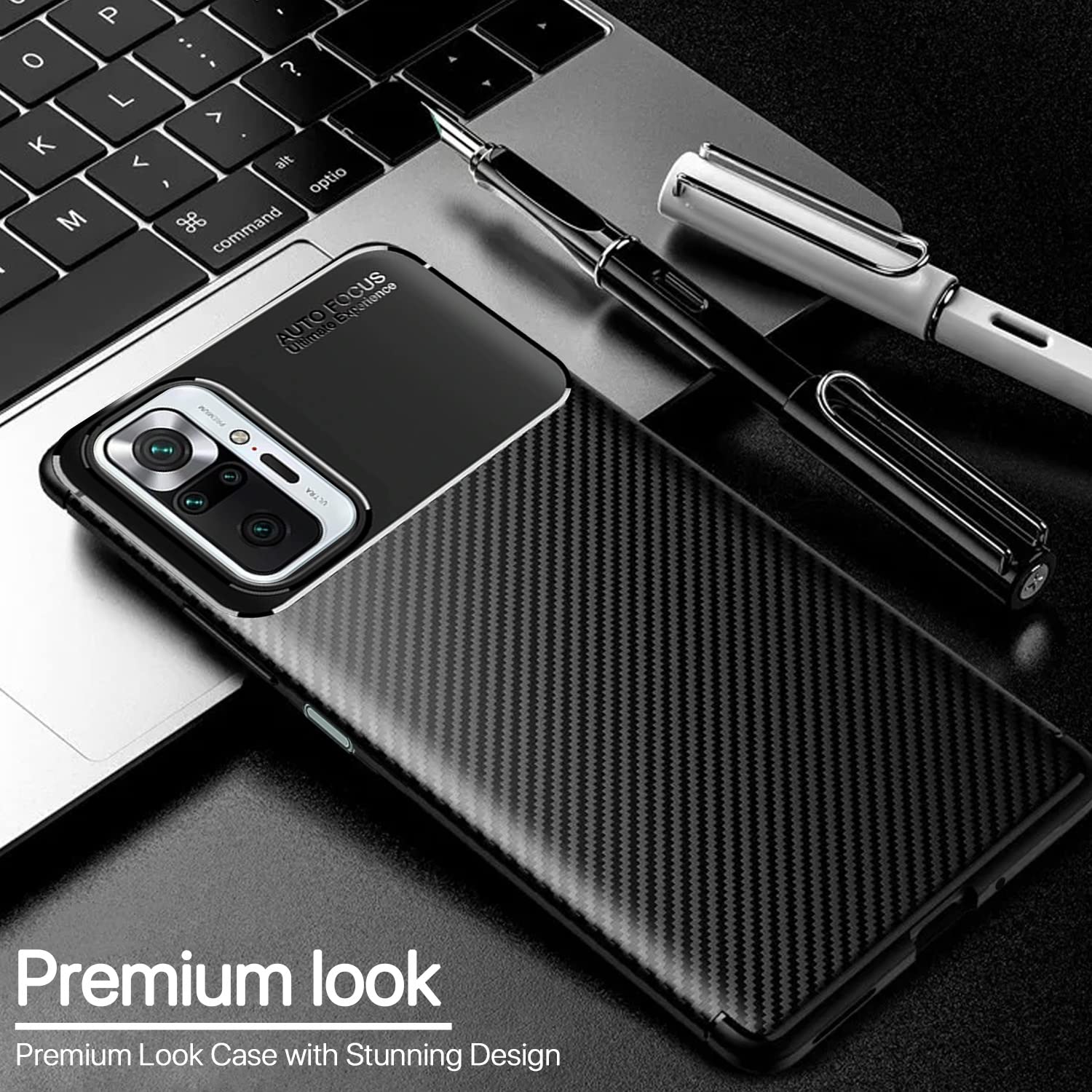 Redmi Note 10 Pro/Note 10 Pro Max back cover in black by Pikkme – photo 3