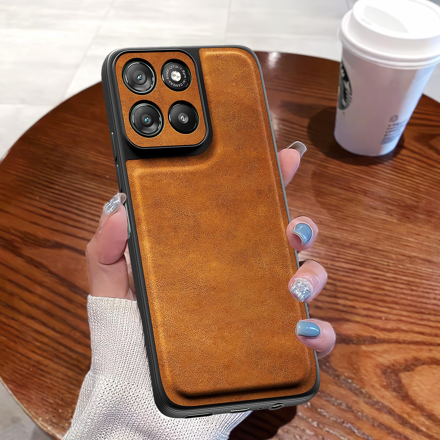 Pikkme brown back cover for Moto G67 Power/G57 Power 5G – photo 7