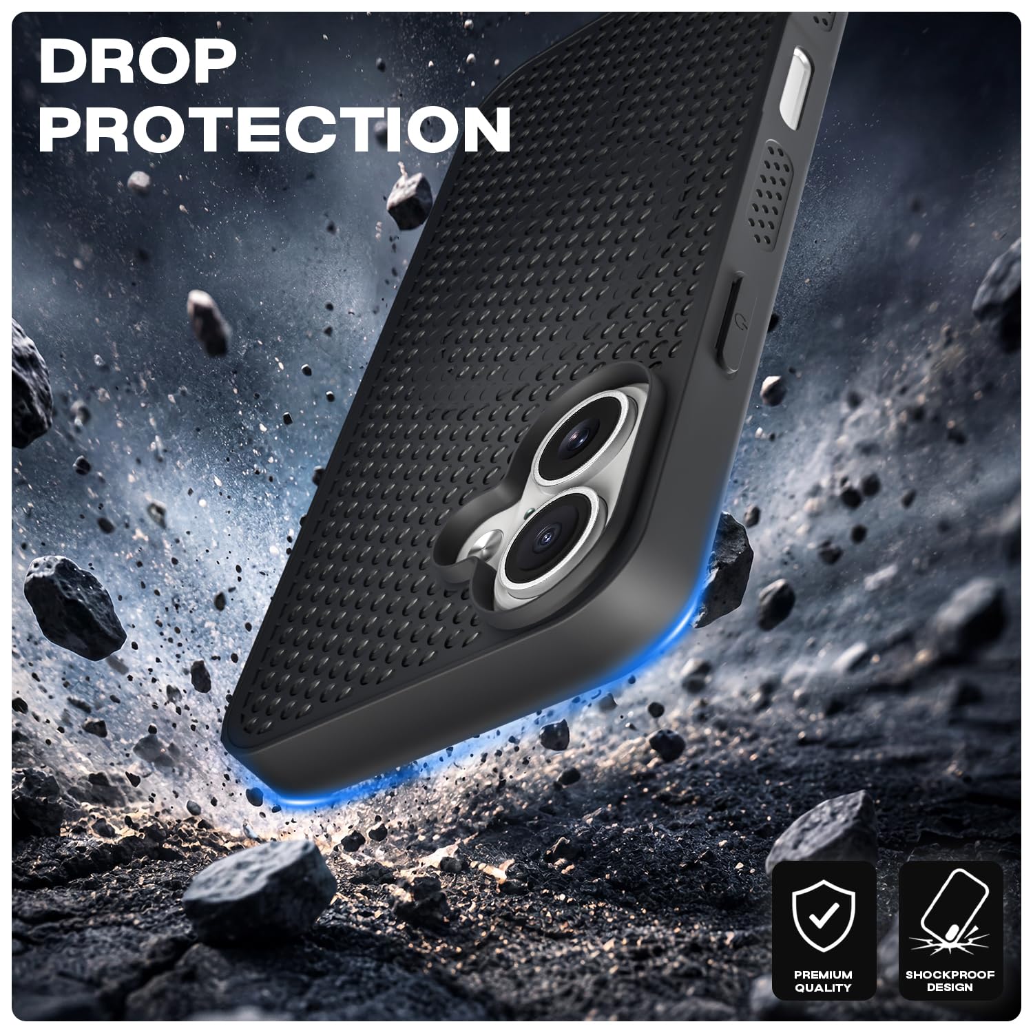 Black phone cover for iPhone 17 – Pikkme – photo 4