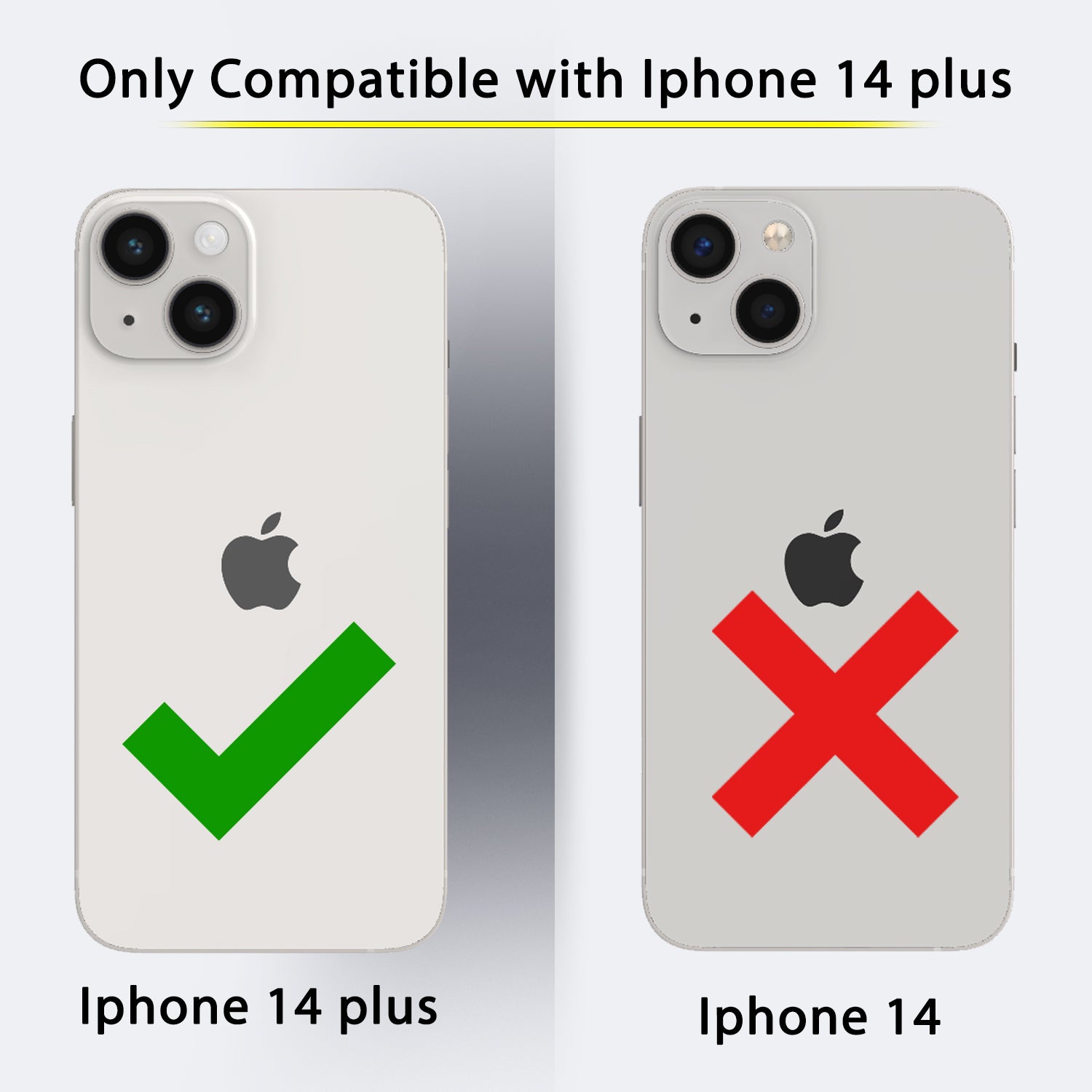 Pikkme iPhone 14 Plus Silver Electroplated Chrome Leather Back Cover (Green)