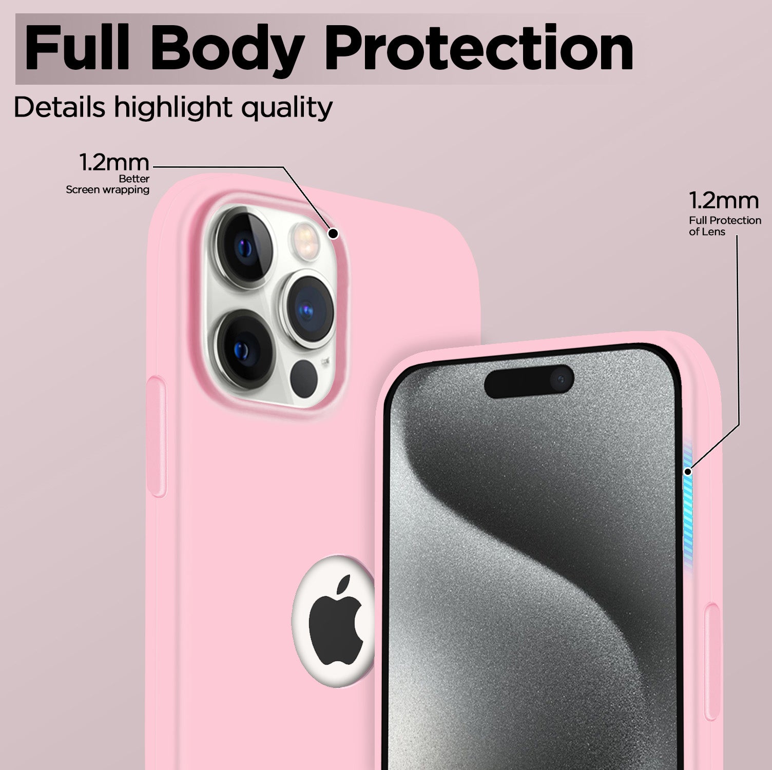 iPhone 15 Pro Max Silicone Back Cover