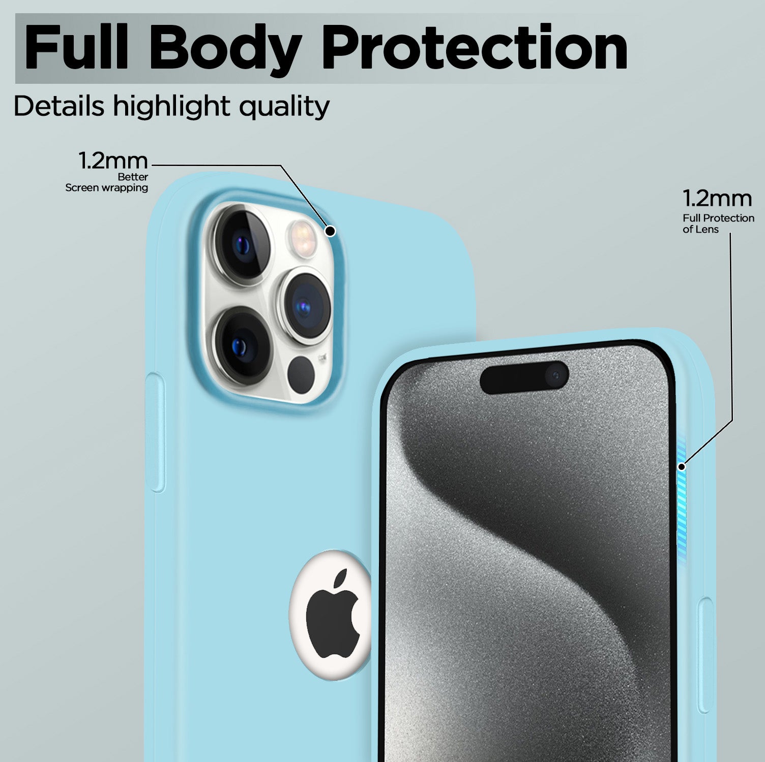 iPhone 15 Pro Max Silicone Back Cover