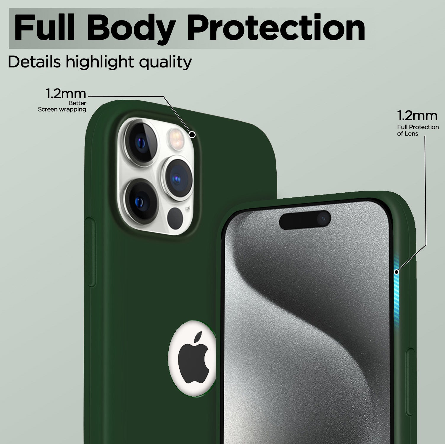 iPhone 15 Pro Max Silicone Back Cover