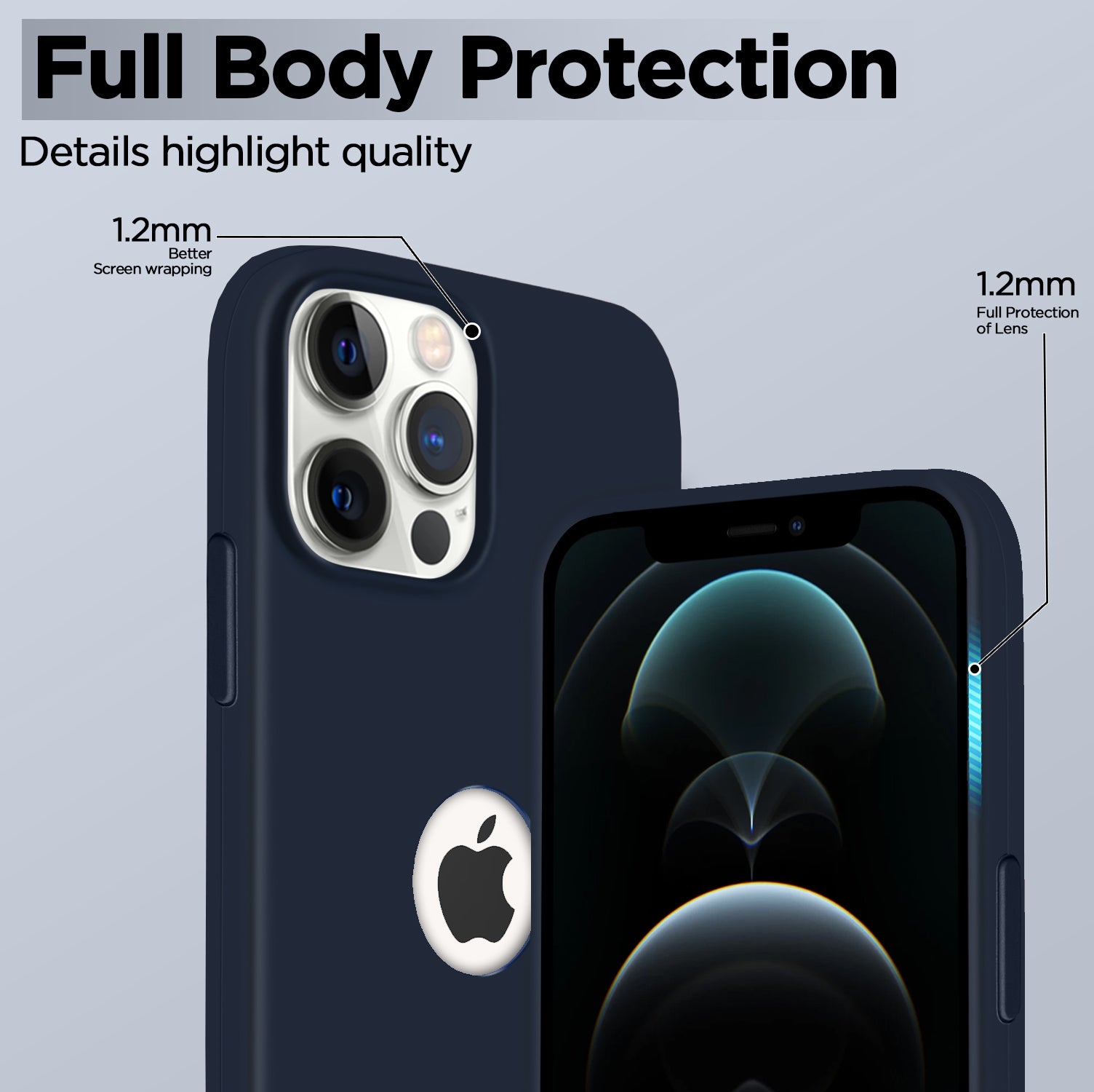 iPhone 12pro silicon cover