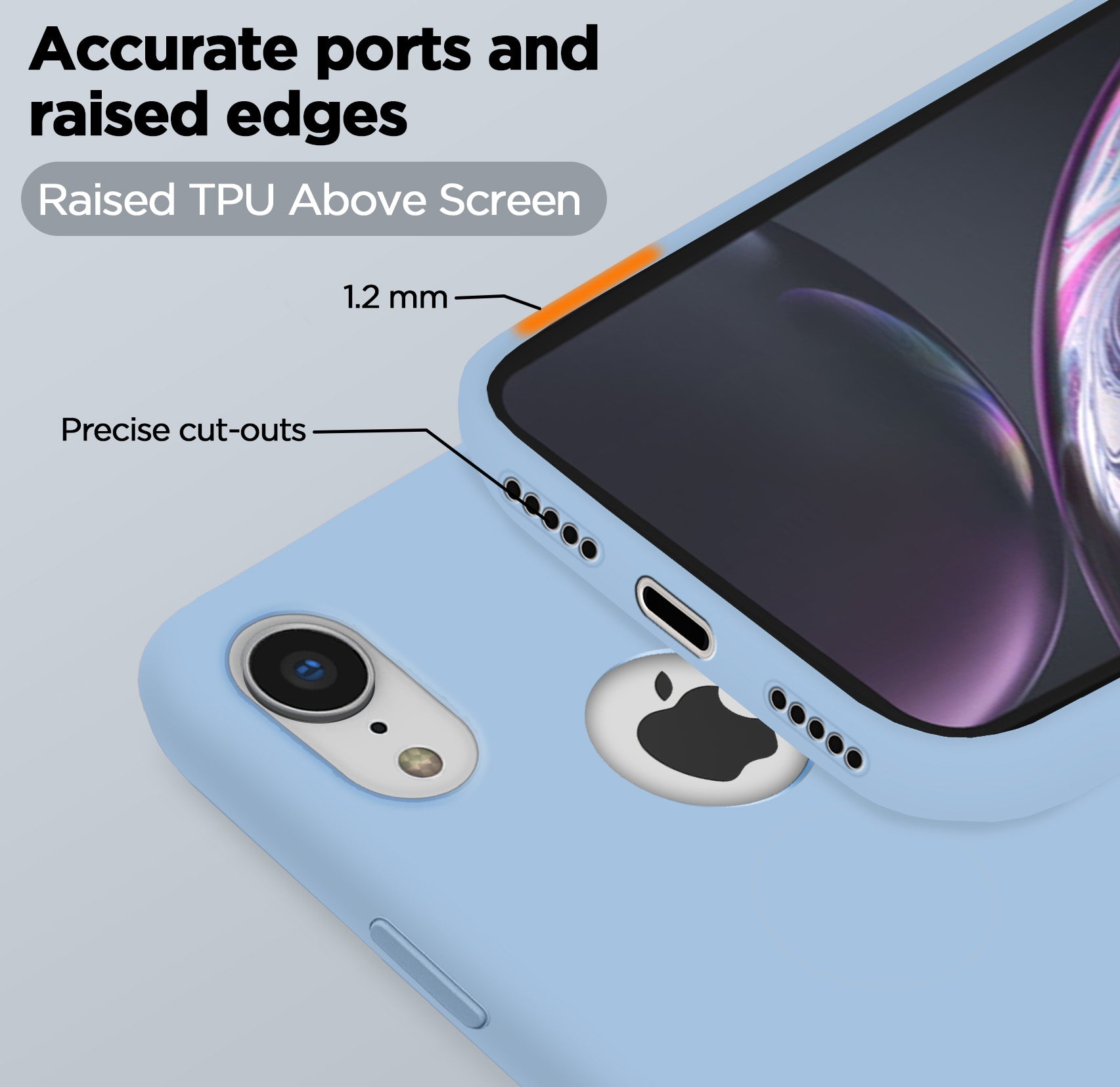 iPhone xr silicon cover