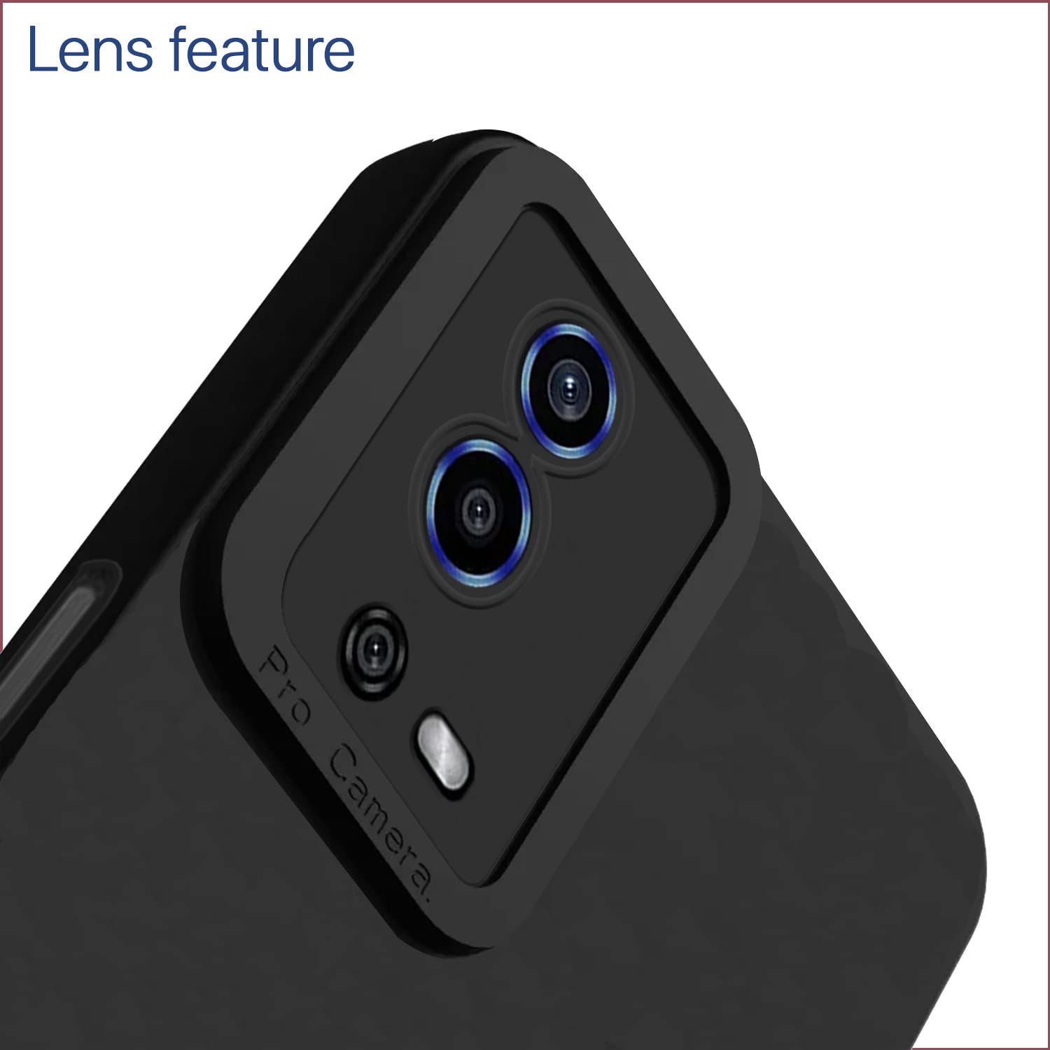 Pikkme Oppo A55 LIquid Silicone Back Cover | Black