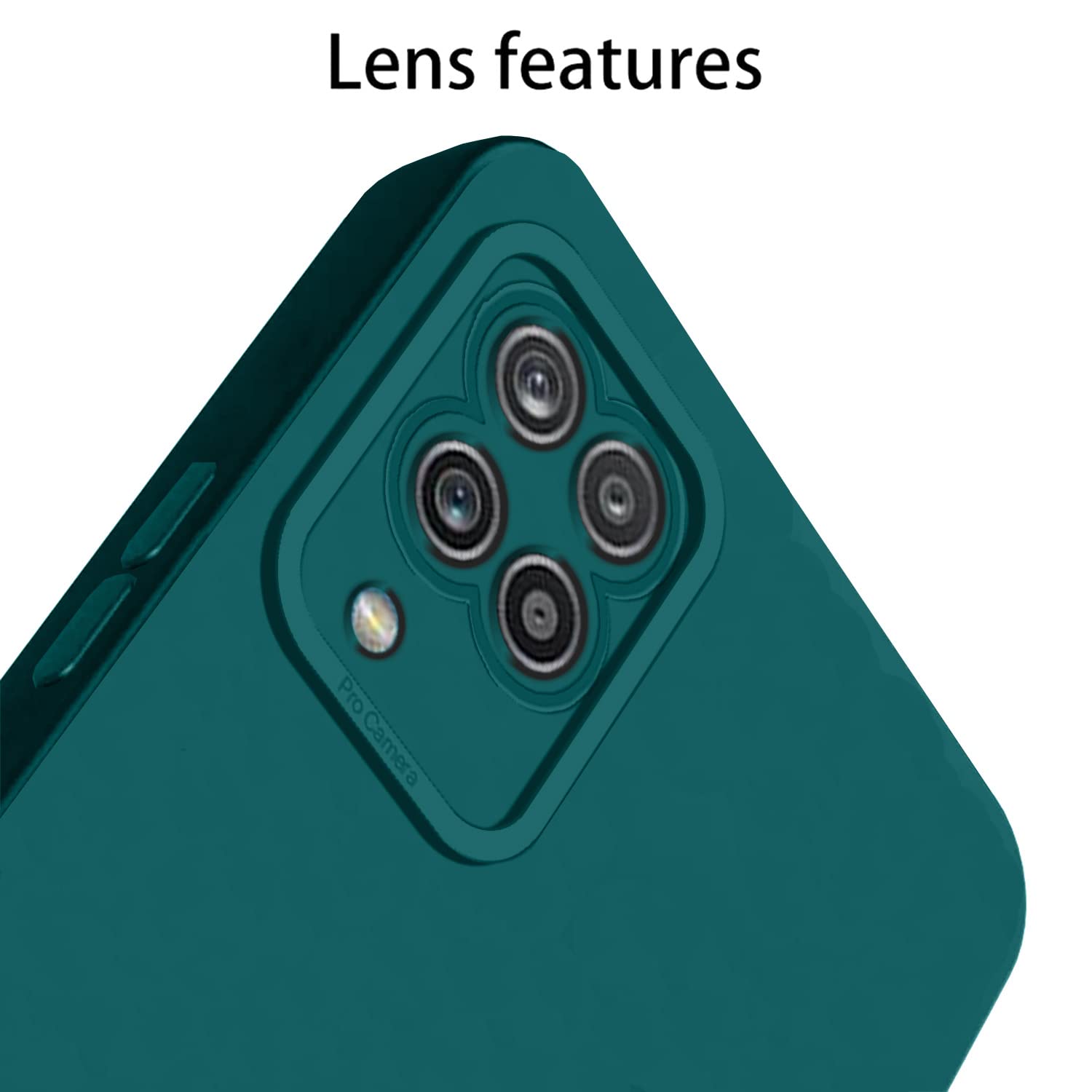 Pikkme Samsung Galaxy M12 / A12 / F12 Liquid Silicone Back Cover | Green