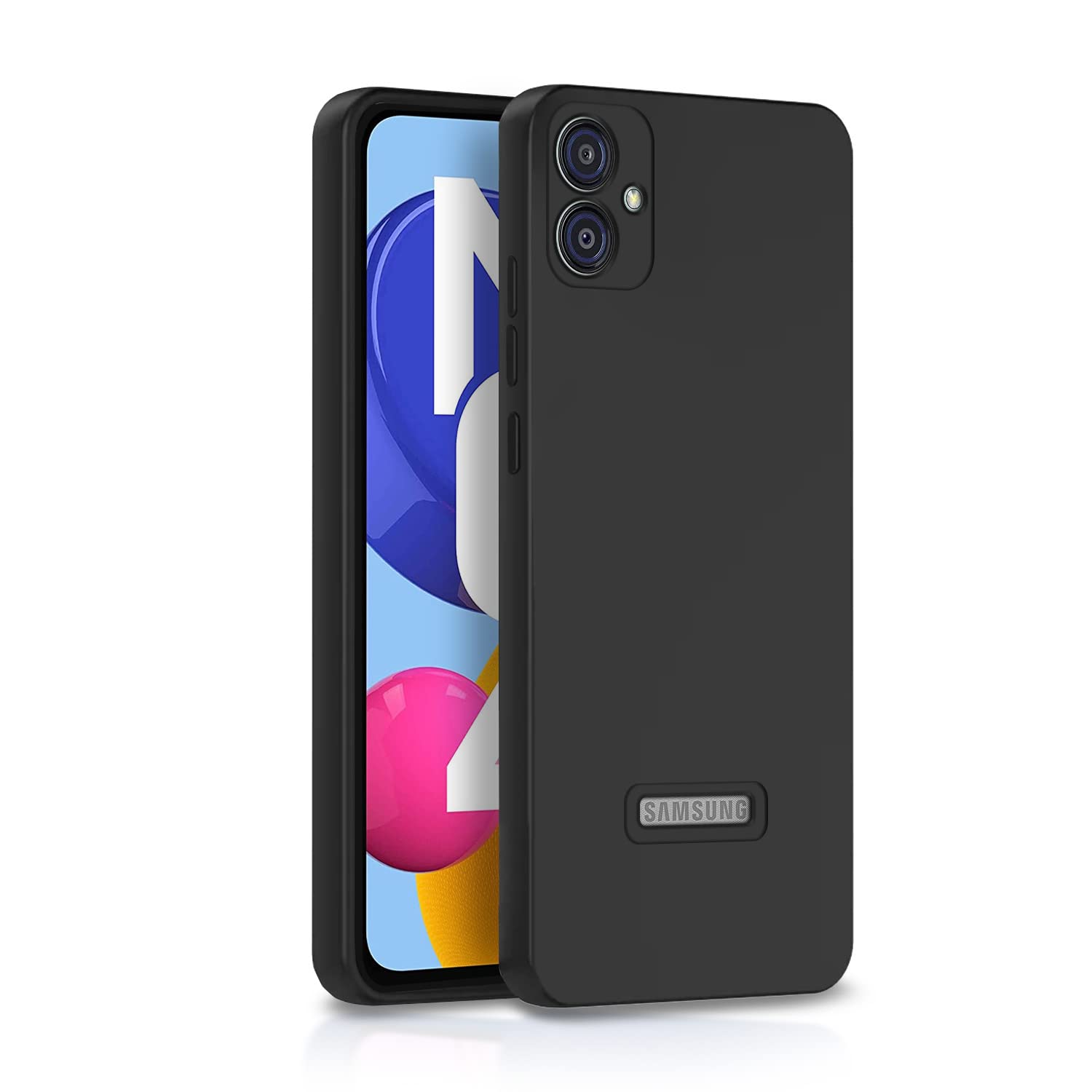 Pikkme Samsung Galaxy M04 / F04 / A04e LIquid Silicone Back Cover | Black