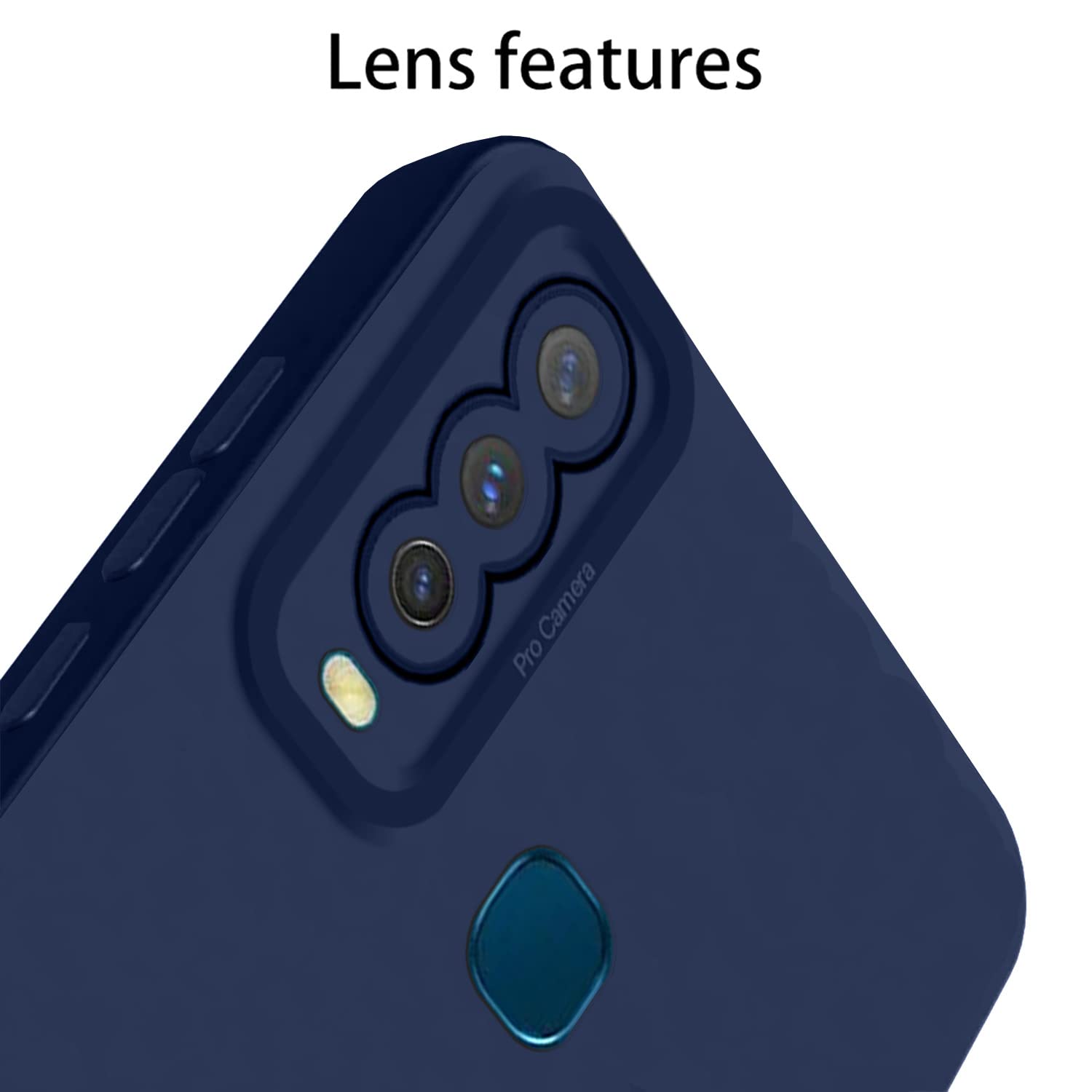 Pikkme Vivo Y12 / Y15 / Y17 / U10 LIquid Silicone Back Cover | Blue