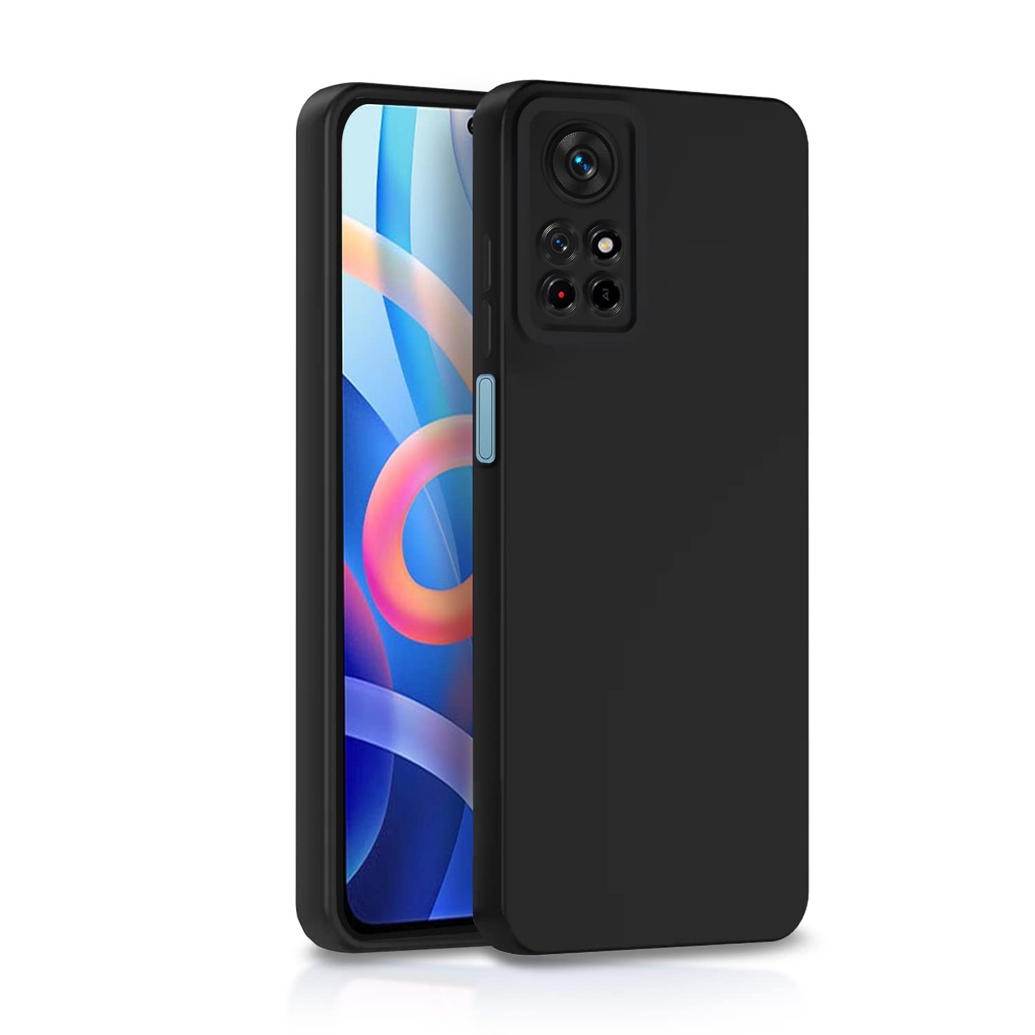 Black mobile cover for Redmi Note 11T/Poco M4 Pro – Pikkme