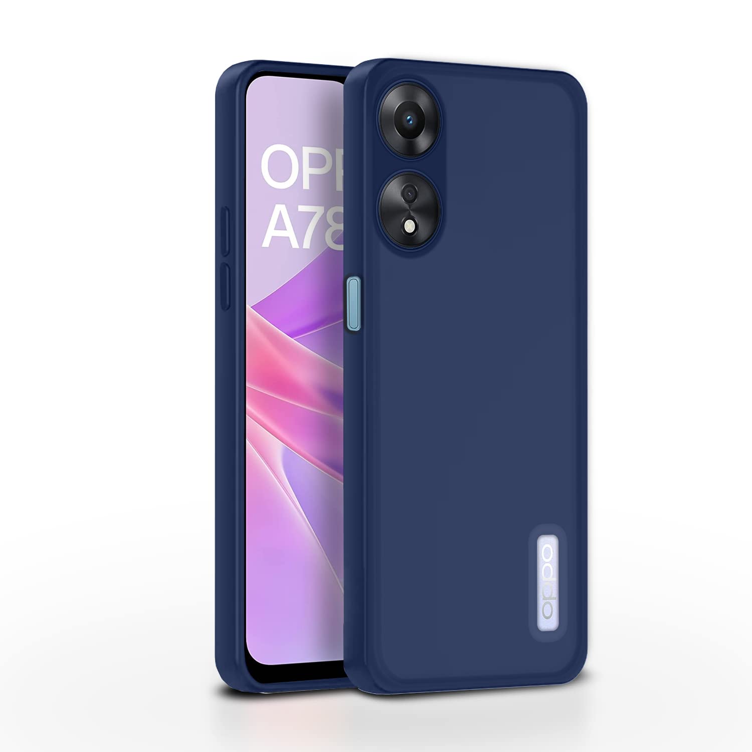 Oppo A78 5G back cover in blue by Pikkme