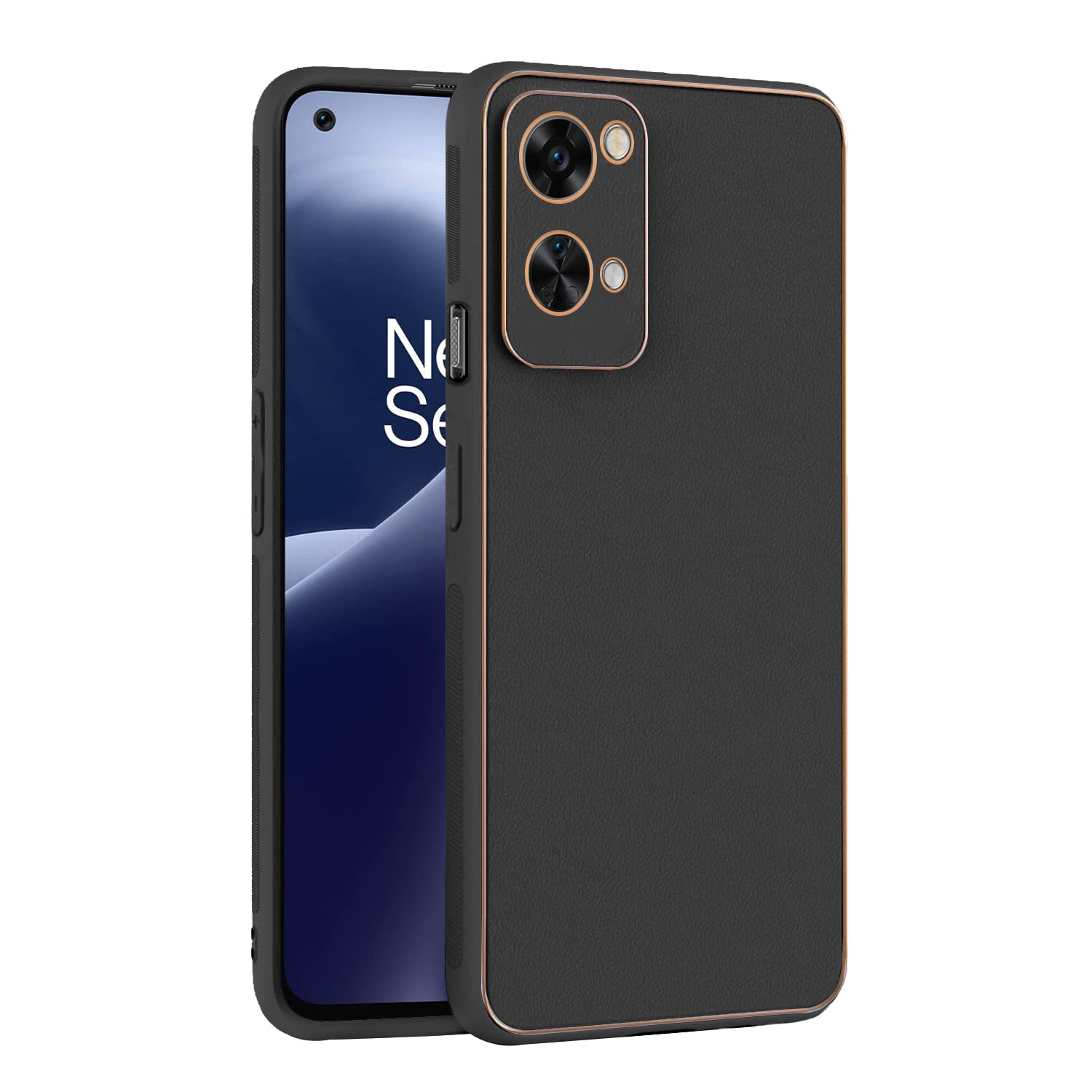 Pikkme OnePlus Nord 2T 5G Leather Chrome Case