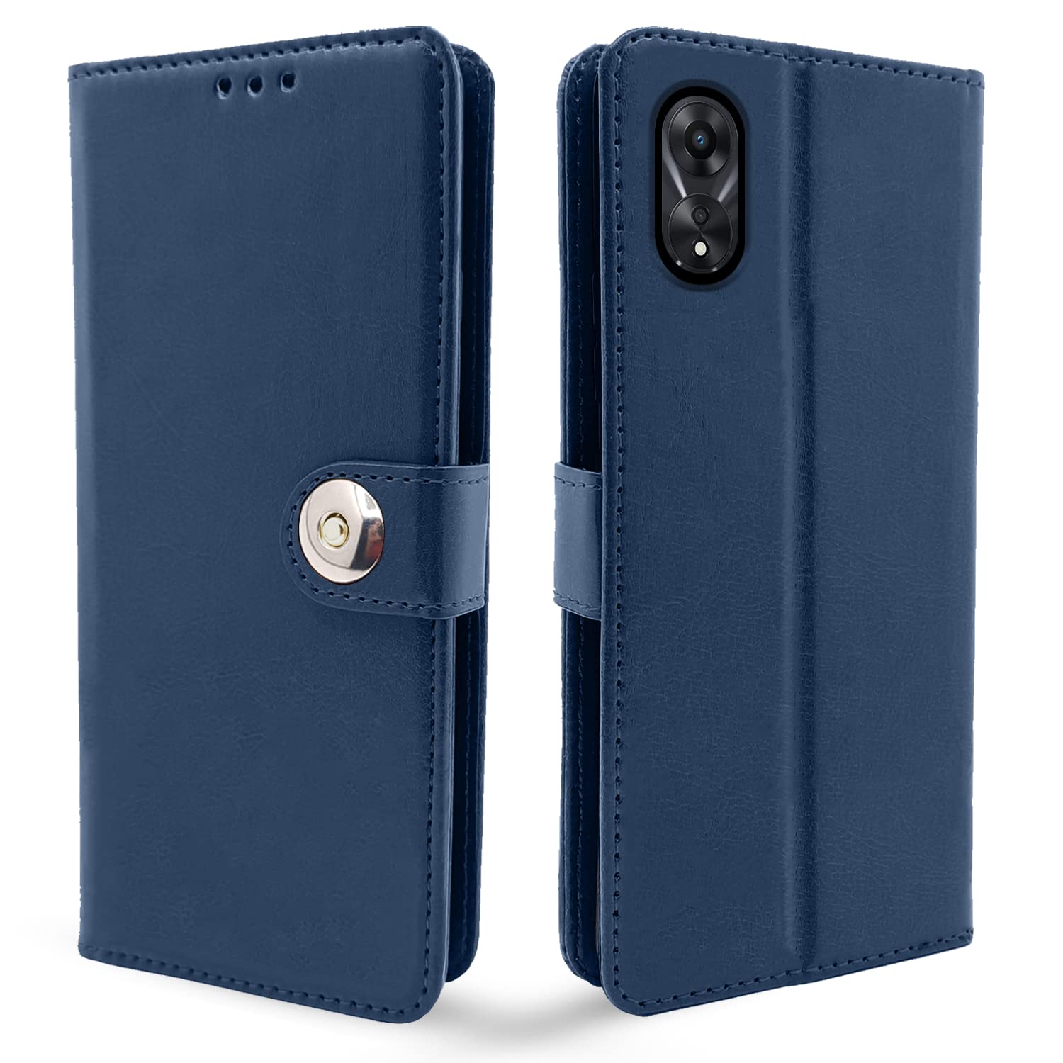 Blue mobile flip cover for Oppo A78 5G – Pikkme