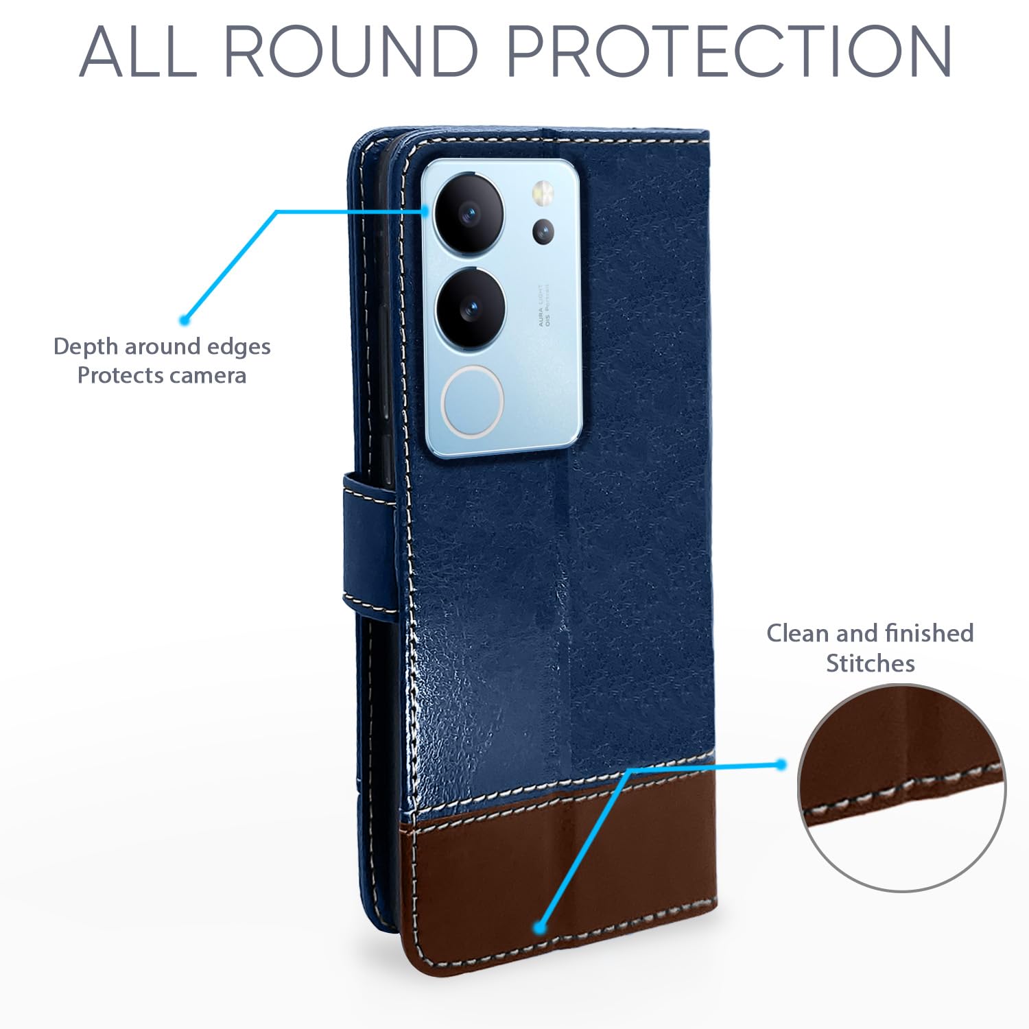 Pikkme Contrast Flip Cover