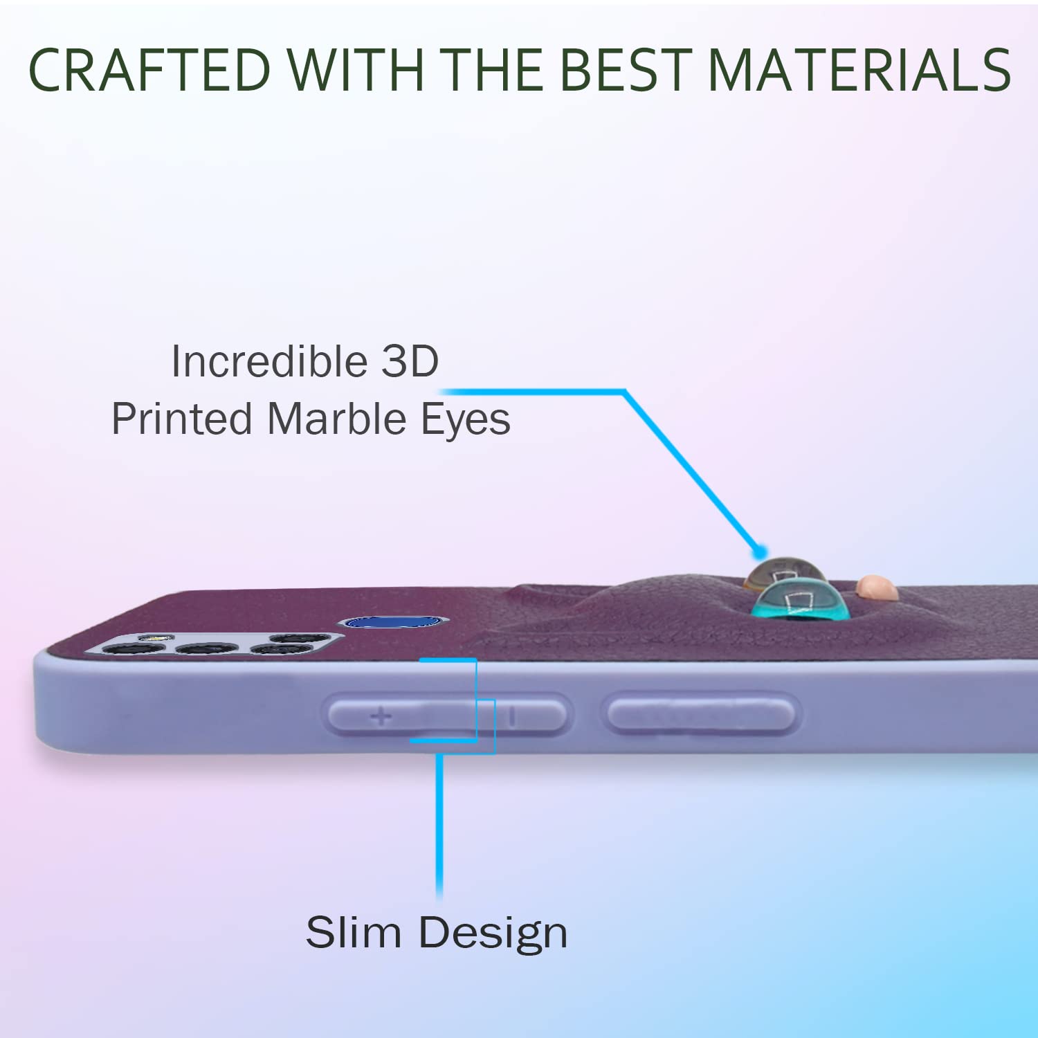 Pikkme Samsung Galaxy A21s Cat Case | Purple