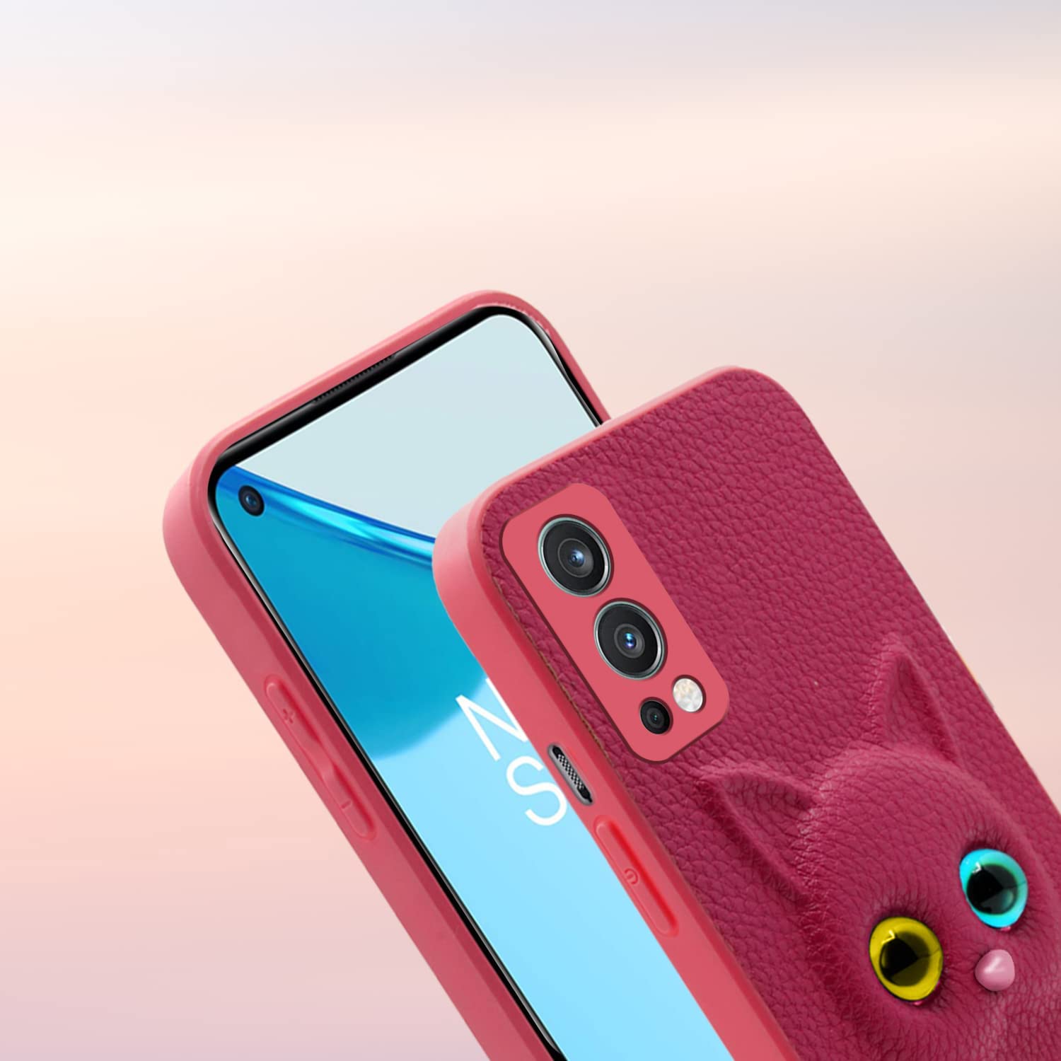 Pikkme pink Cat mobile back cover for OnePlus Nord 2 5G – photo 5
