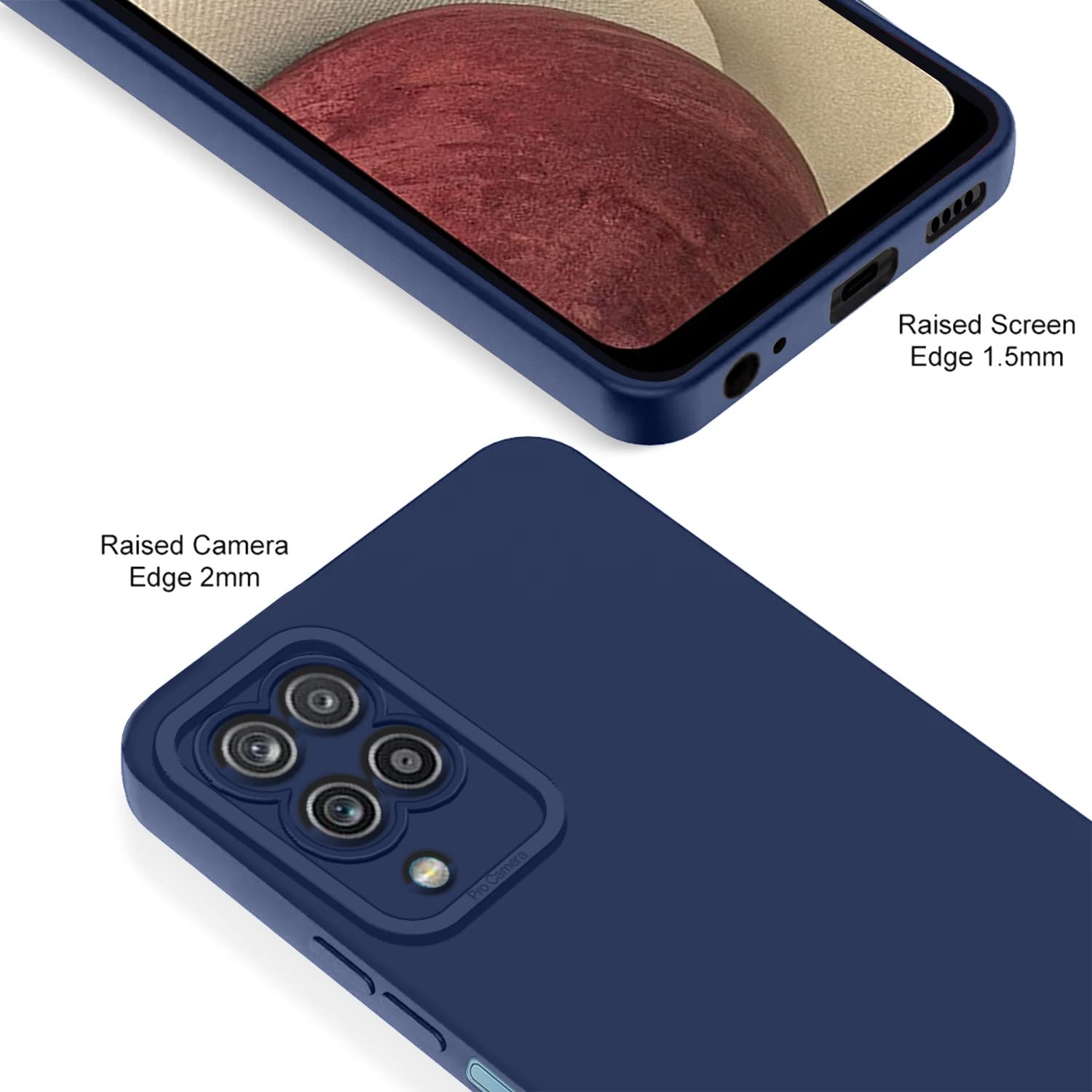 Pikkme Samsung Galaxy M12 / A12 / F12 Liquid Silicone Back Cover | Green