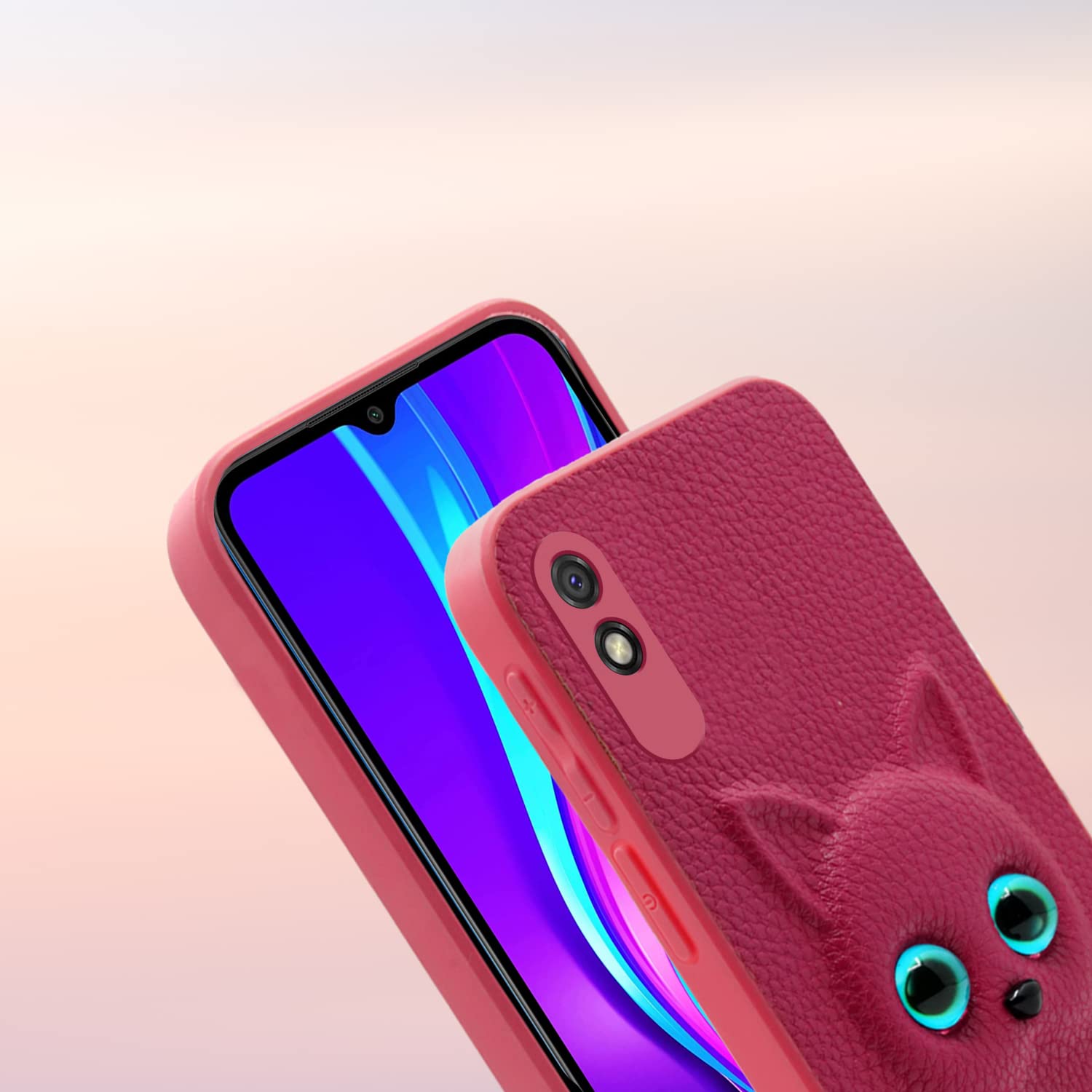 Pikkme Mi Redmi 9A / 9i / 9A Sport Cat Case | Pink