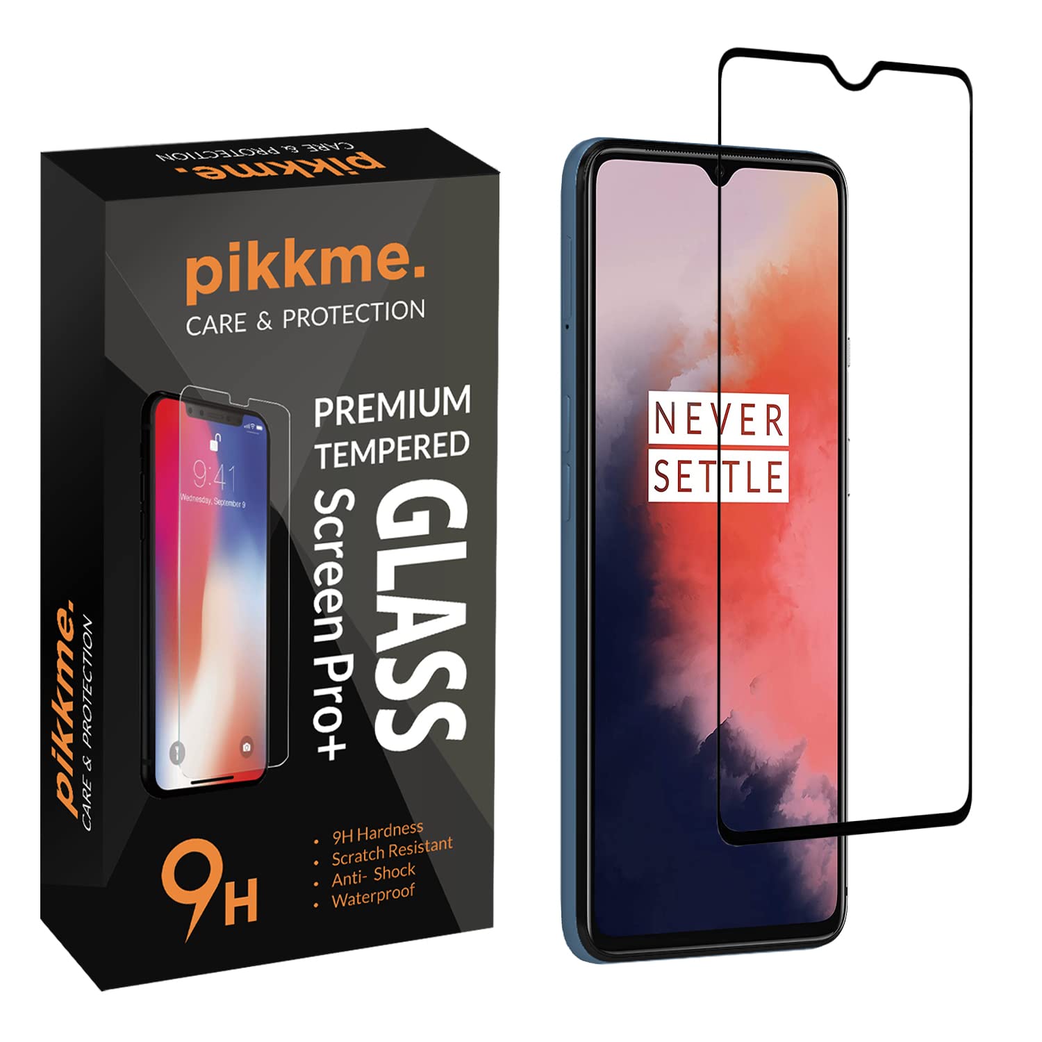 Pikkme OnePlus 7 tempered glass