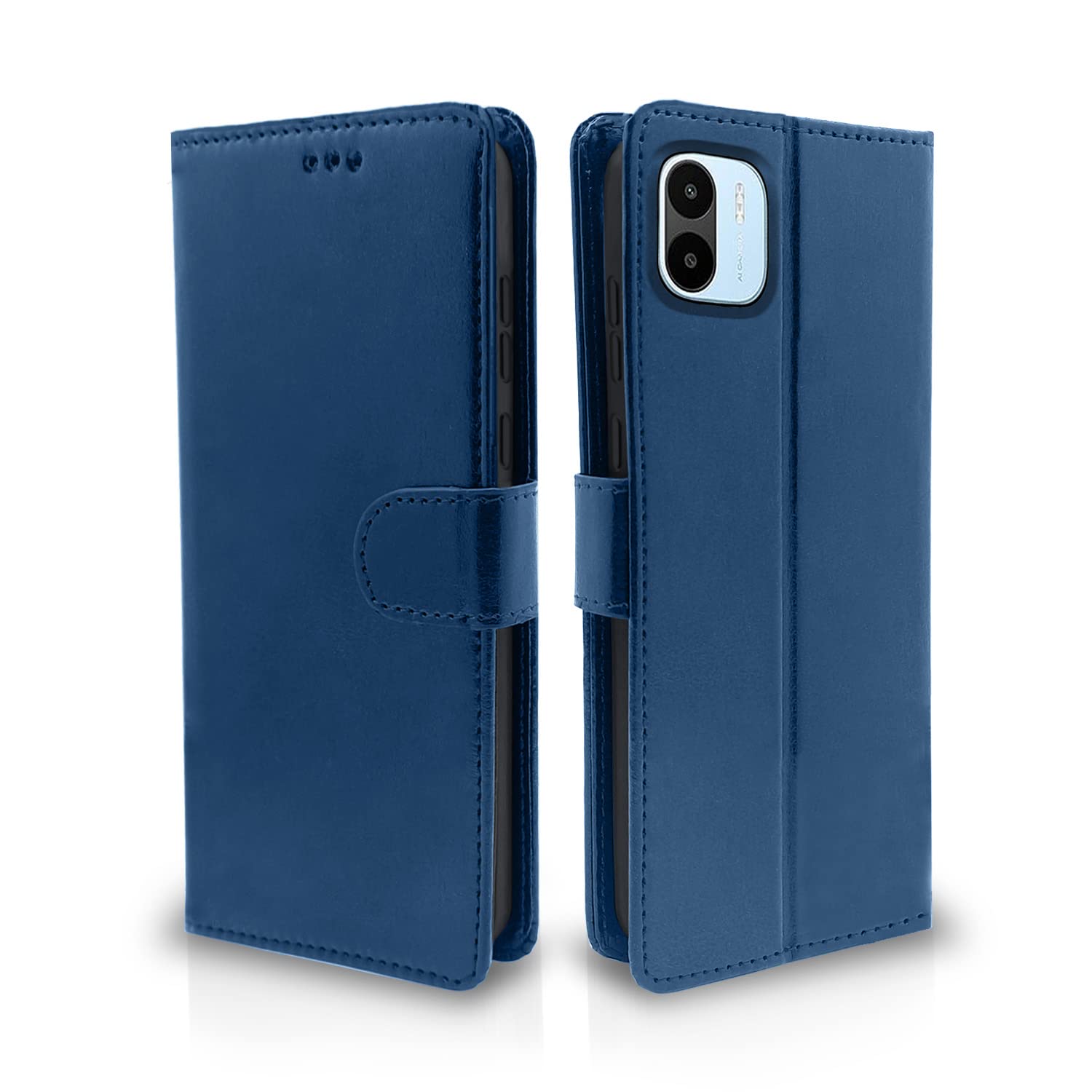 Pikkme Redmi A1 2022 Vintage Flip Cover | Blue