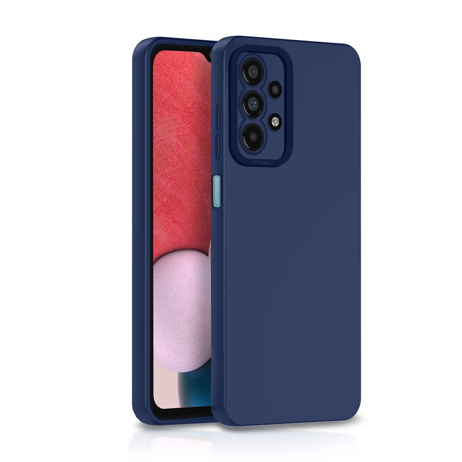 Pikkme Samsung Galaxy A13 4G LIquid Silicone Back Cover | Blue