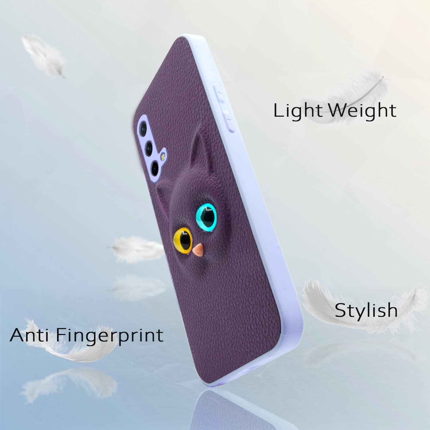 Pikkme OnePlus Nord Ce 5G Kitty Back Cover | Purple