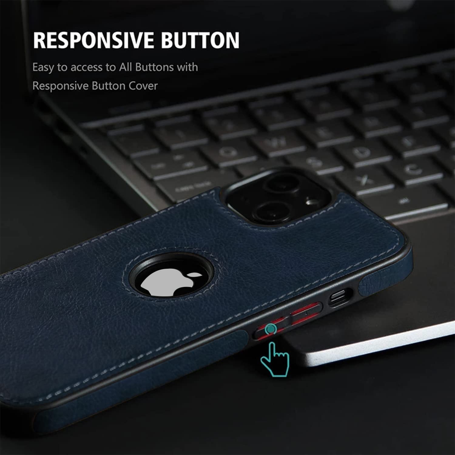 Black mobile cover for iPhone 14 Plus – Pikkme – photo 4