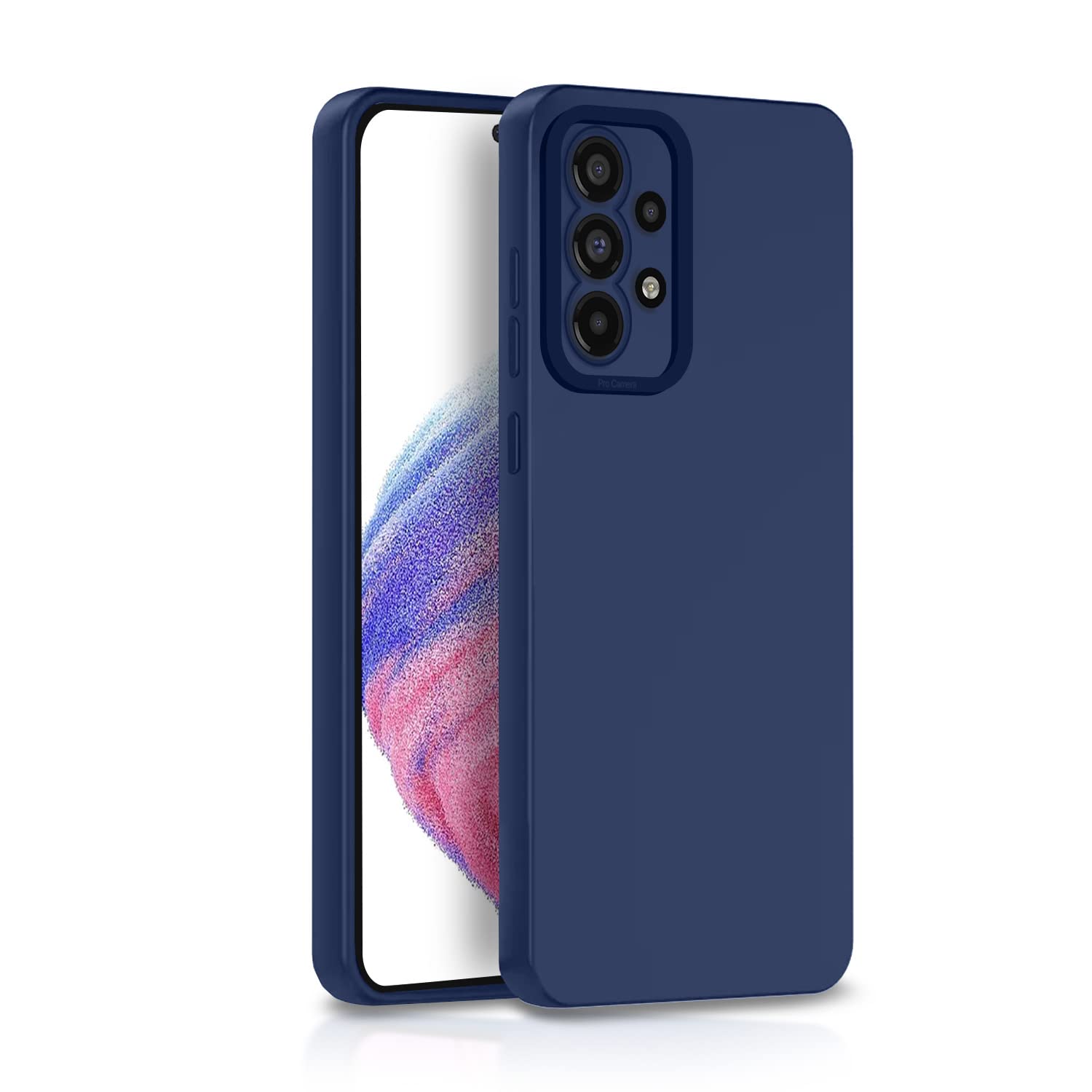 Pikkme Samsung Galaxy A53 5G Liquid Silicone Back Cover | Blue