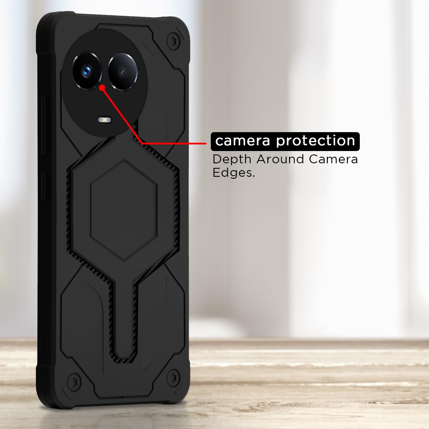 Pikkme Rugged Armed Back Cover