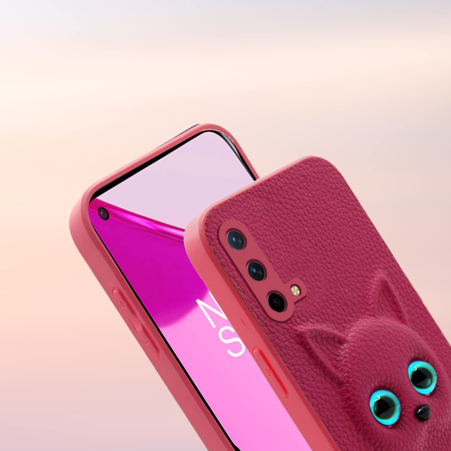 Pikkme OnePlus Nord Ce 5G Kitty Back Cover | Pink