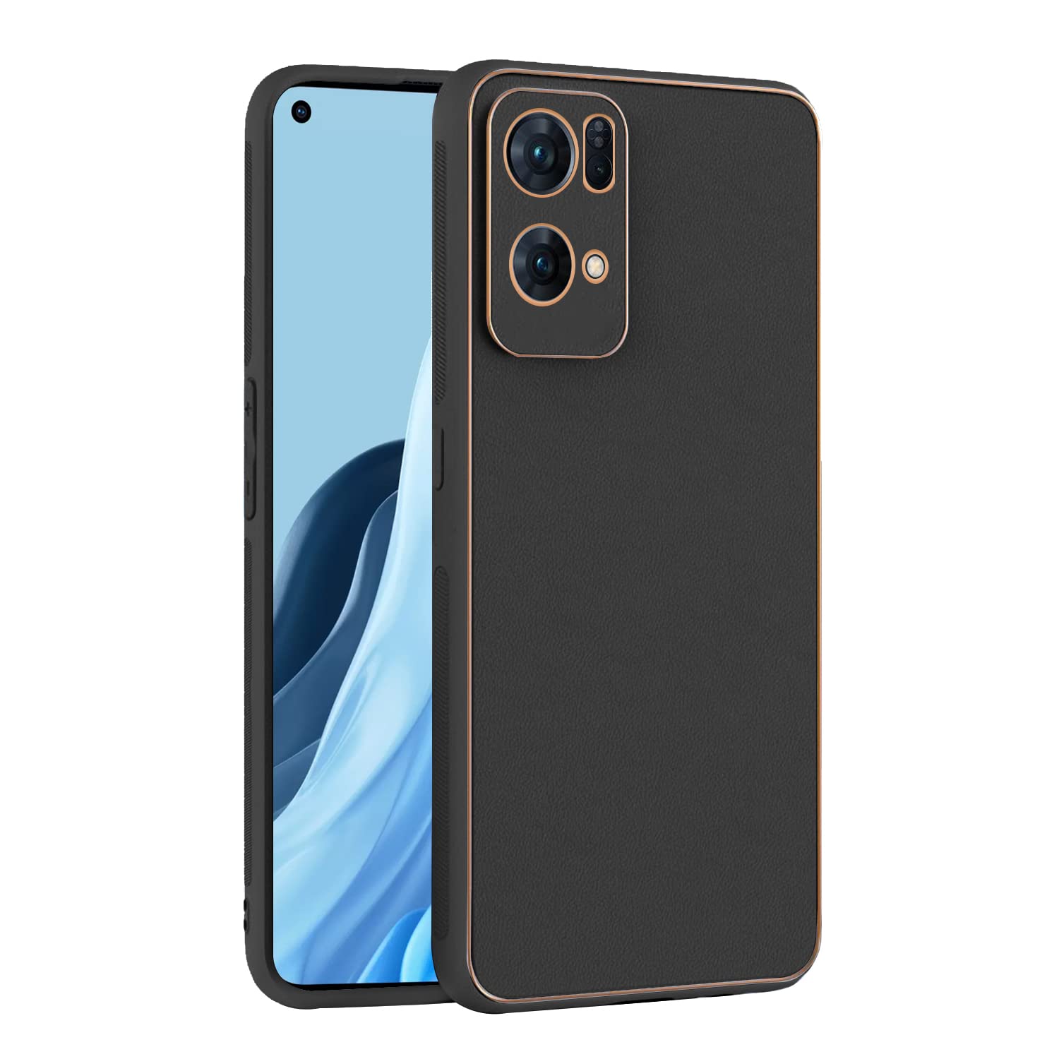 Pikkme Leather Chrome Back Cover