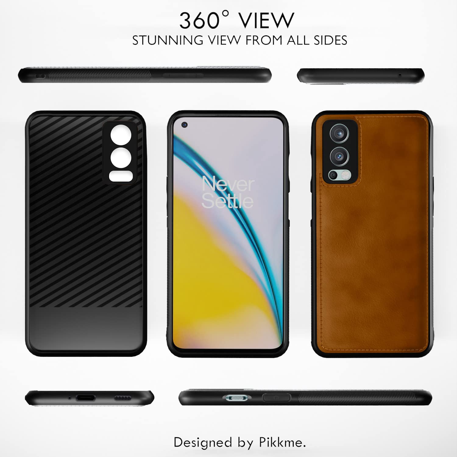 OnePlus Nord 2 5G phone cover in brown by Pikkme – photo 3