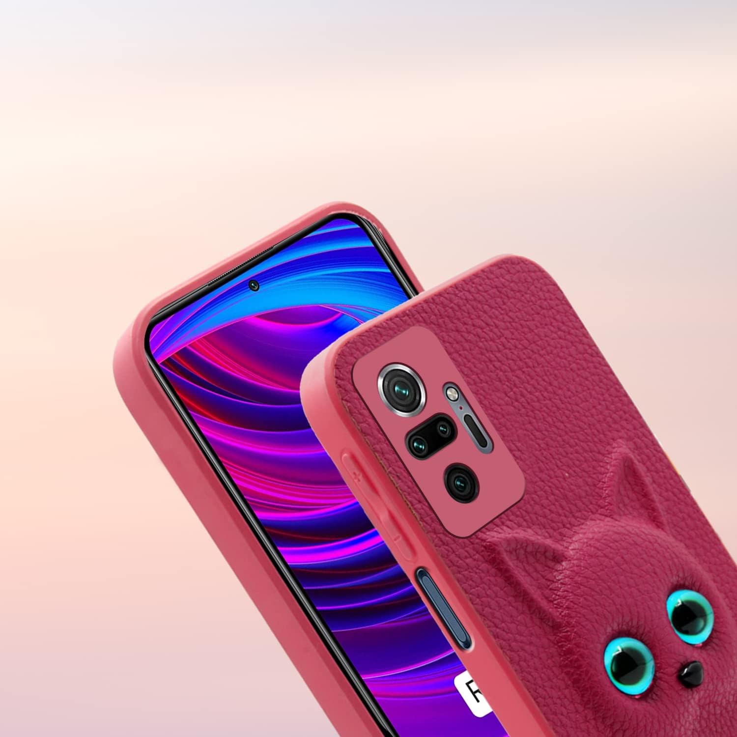 Pikkme Mi Redmi Note 10 Pro/Note 10 Pro Max Cat Case | Pink