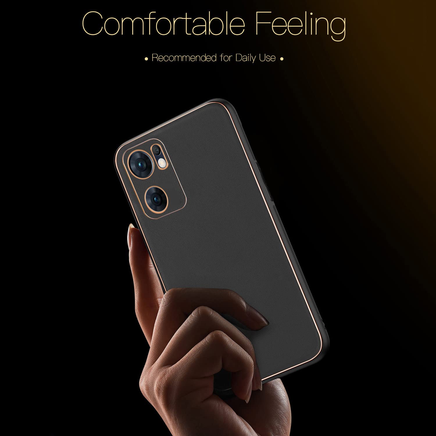 Pikkme Leather Chrome Back Cover